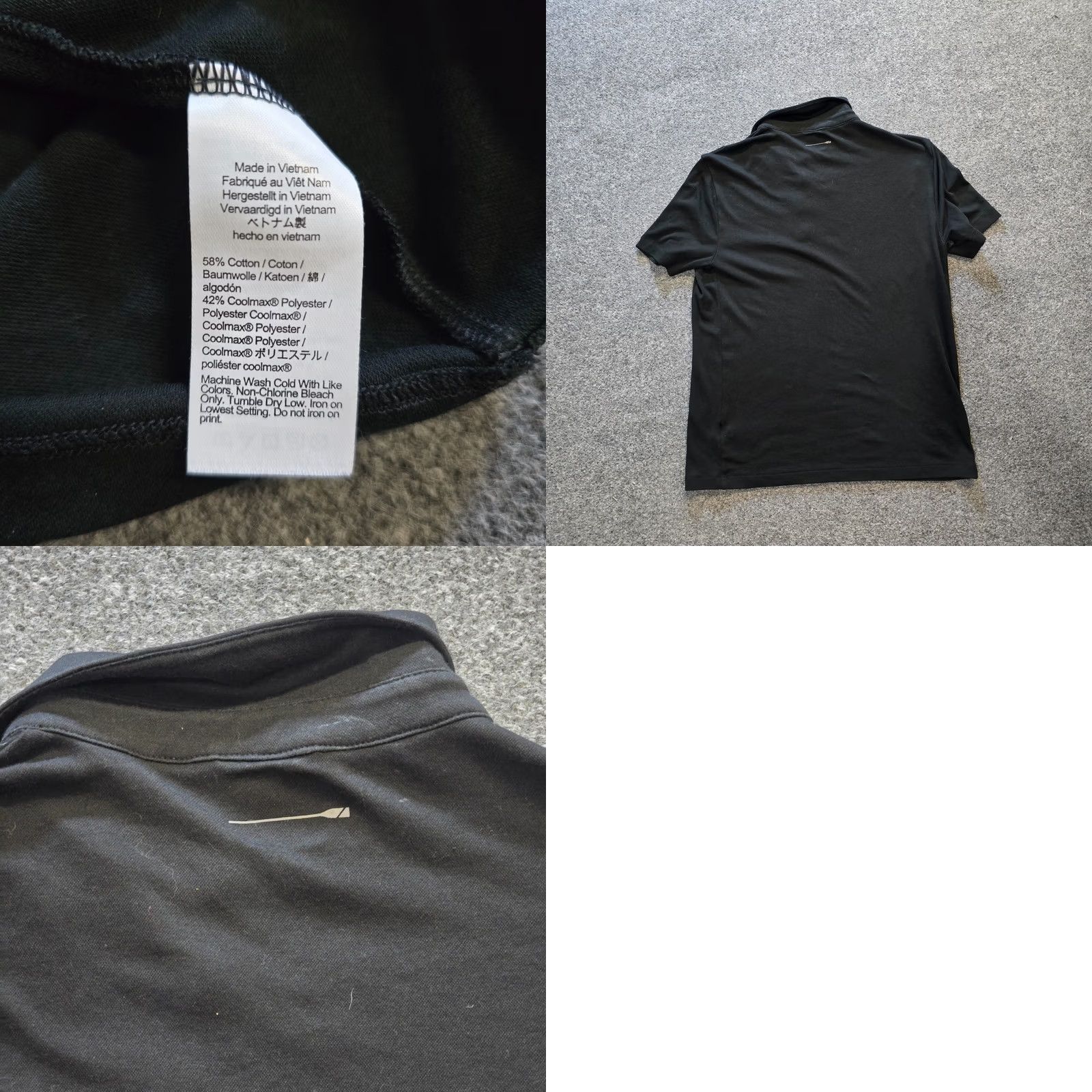 J.Crew J.CREW Shirt Mens Size M Black Polo Stretch Performance Golf Preppy Capsule Size US M / EU 48-50 / 2 - 8 Thumbnail