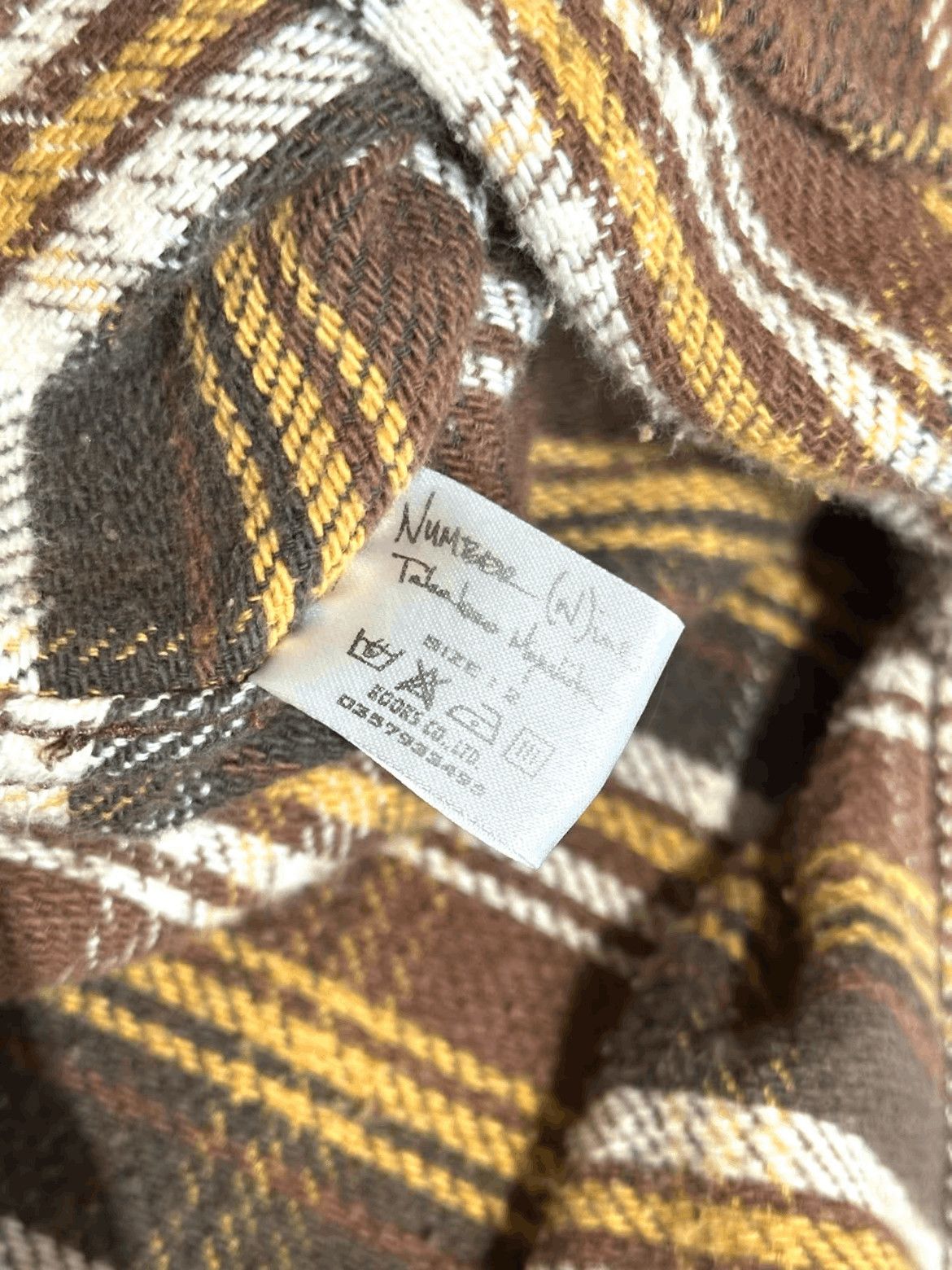 Number (N)ine Sz 2 Number Nine 05AW The High Street Plaid Shirt Jacket Size US M / EU 48-50 / 2 - 6 Thumbnail