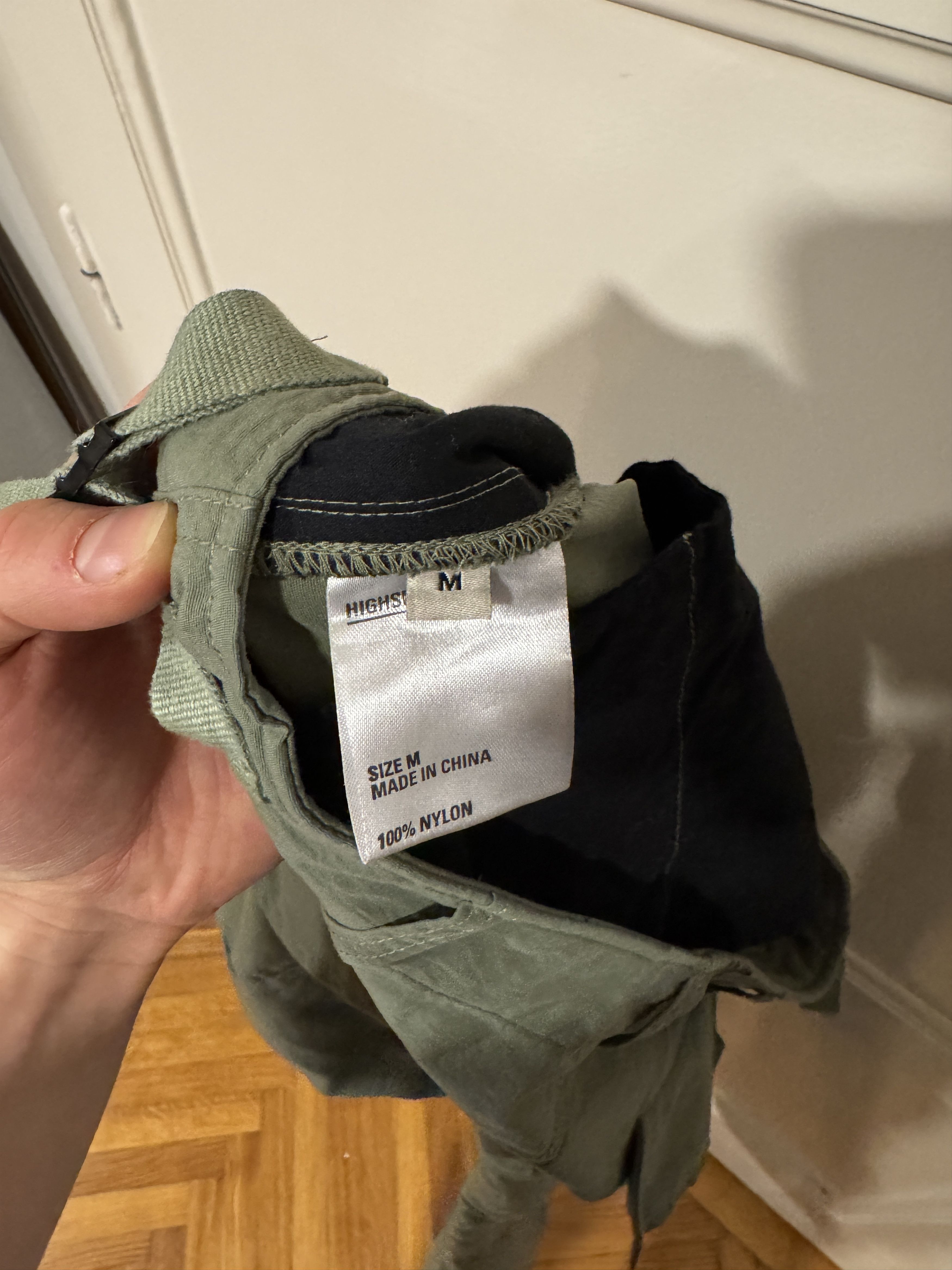 Highsnobiety Highsnobiety nylon green cargo pants M Size US 34 / EU 50 - 8 Thumbnail