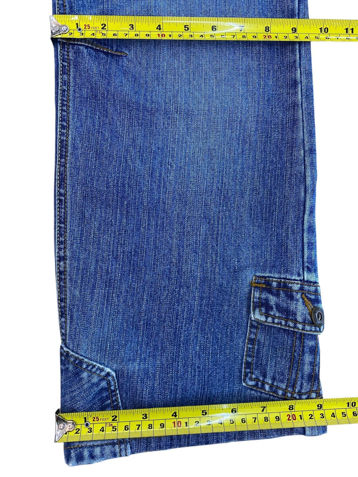 Japanese Brand Japanese Brand Patchwork Style Wide Leg Carpenter Jeans Size US 35 - 9 Thumbnail