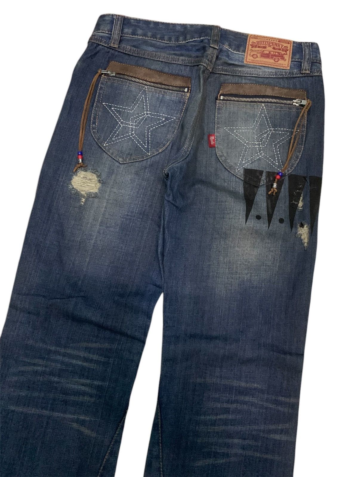 Japanese Brand Japanese Brand Buzz Spunky Blue Denim Size US 30 / EU 46 - 4 Thumbnail