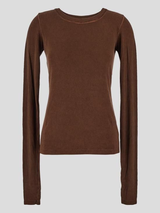 UMA WANG Women Tops UW1035 UW065 Brown