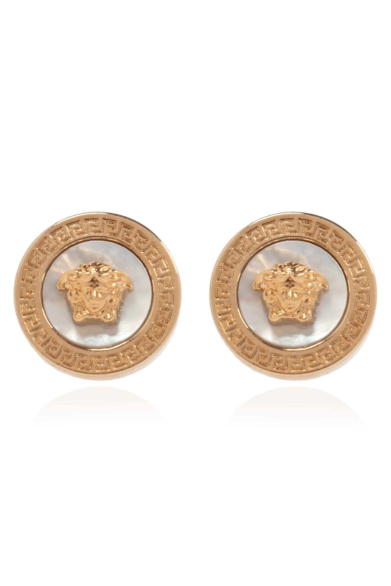 Versace o1s22i1n1024 Size: OS / Ic Button Earrings in Gold Size ONE SIZE - 1 Thumbnail