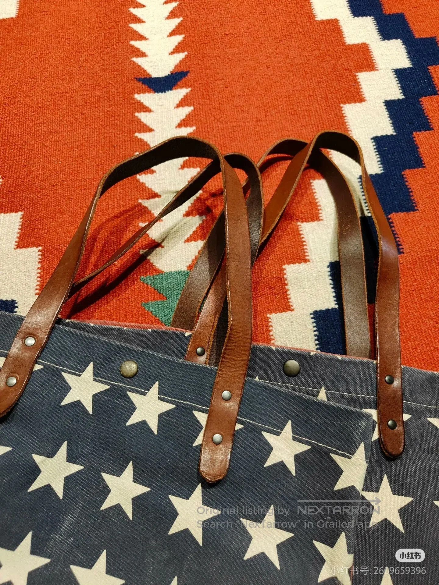 RRL Ralph Lauren Polo Ralph Lauren Denim Tote Bag. Size ONE SIZE - 5 Thumbnail