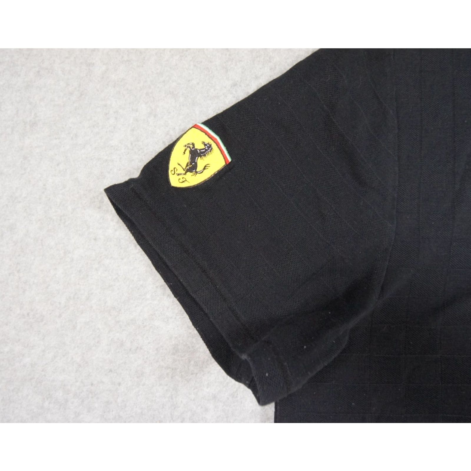 Puma PUMA Black Polo Shirt Mens Large Short Sleeve Collared Pocket Preppy Size US L / EU 52-54 / 3 - 4 Thumbnail