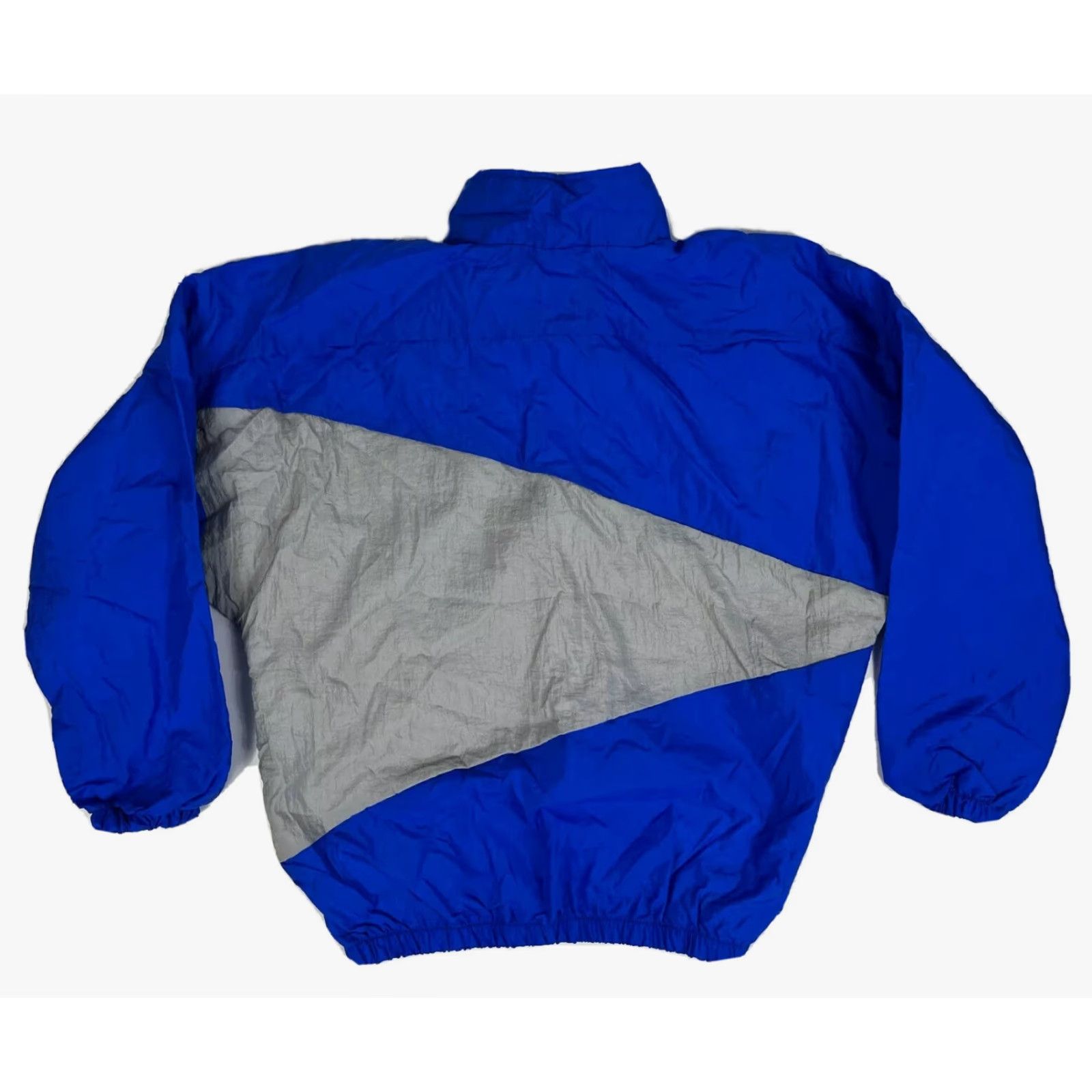 Vintage VINTAGE Horizon by Kaye Sportswear Dallas Cowboys Windbreaker Jacket XL Blue and Gray Logo Embroidered Full Zip Men Jacket Windbreaker USA 90s Size US XL / EU 56 / 4 - 4 Thumbnail