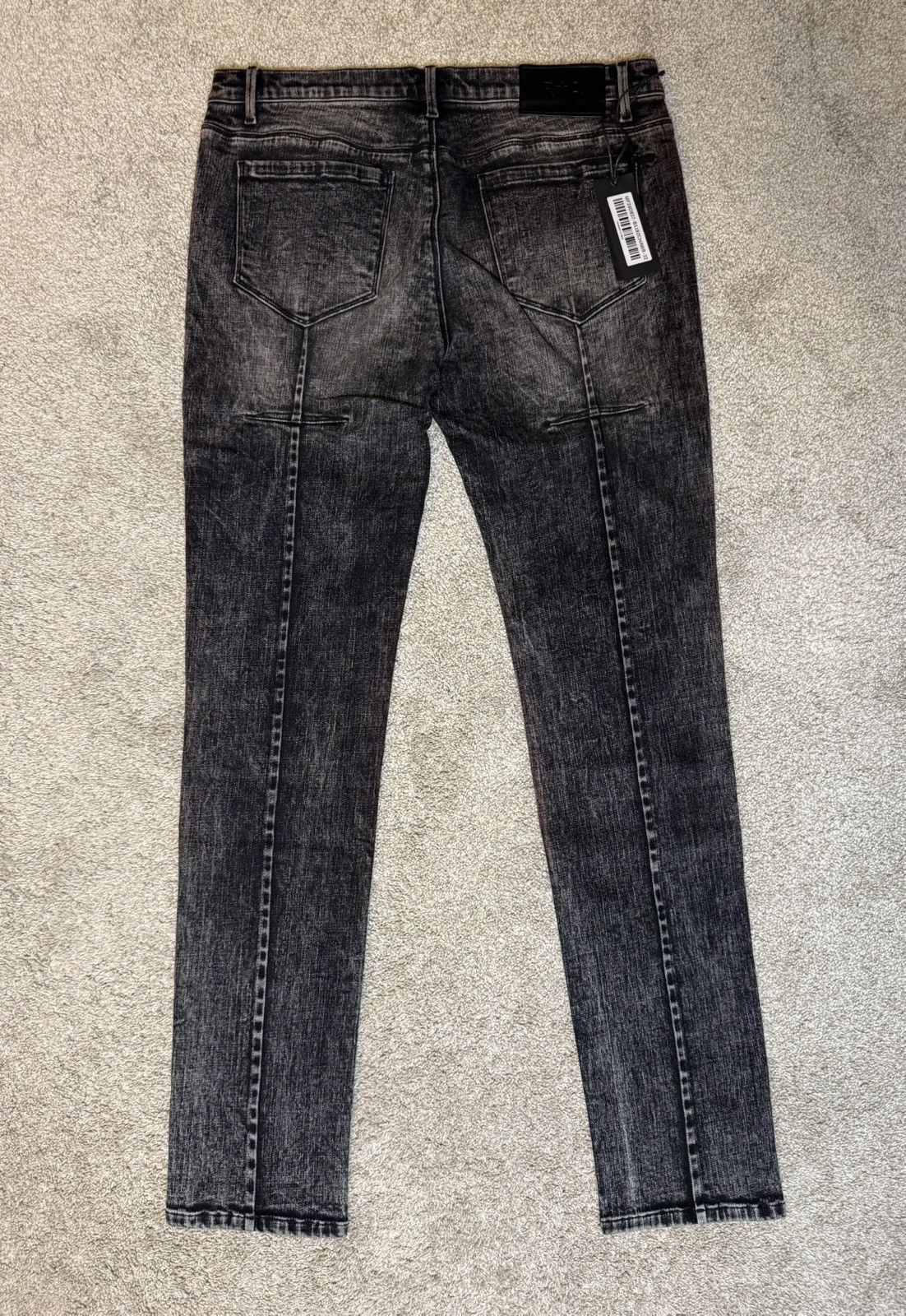 Rta RTA Clayton Charcoal Acid Wash Skinny Jeans Size US 32 / EU 48 - 2 Thumbnail