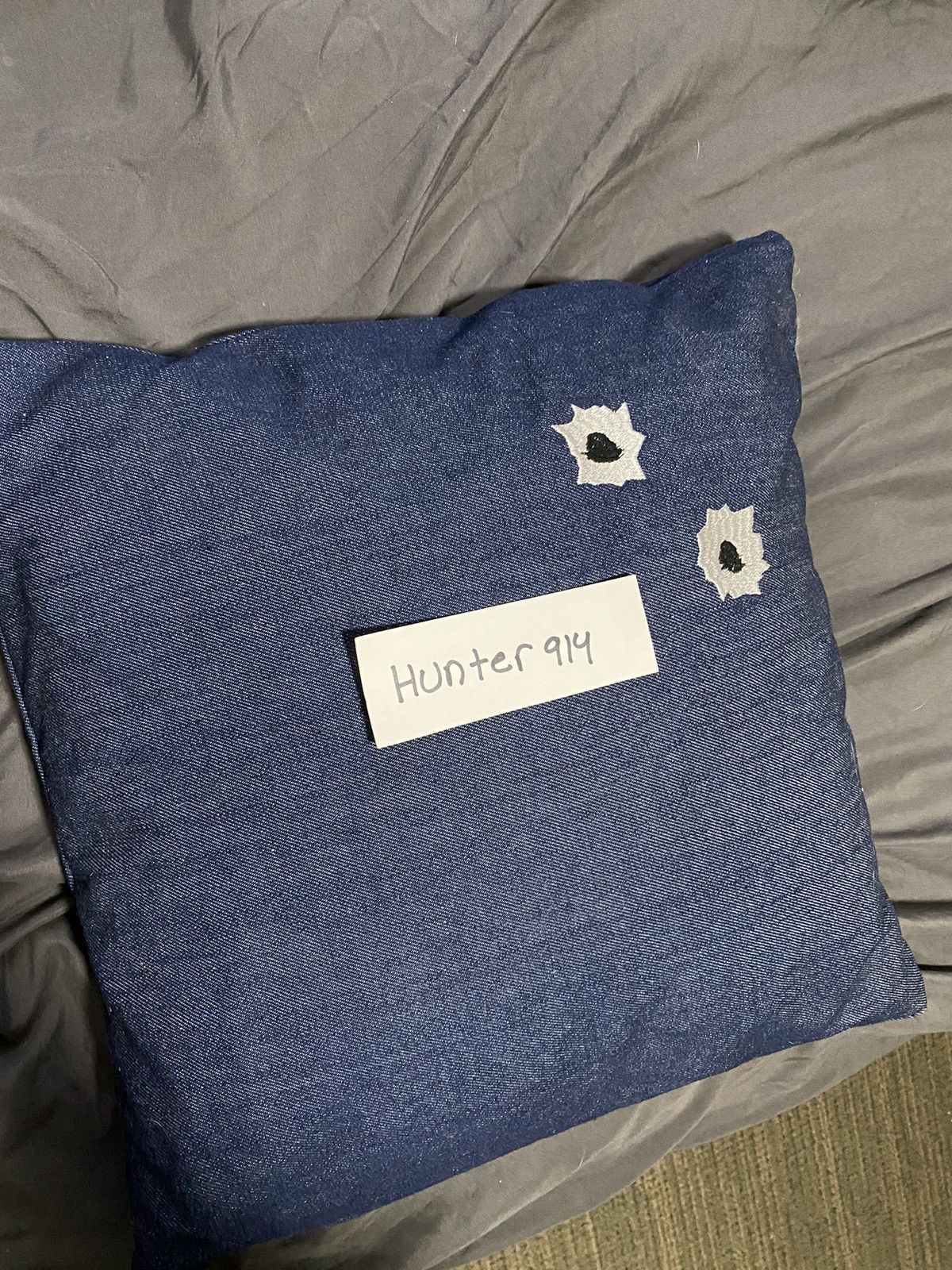 Other Vintage Bullet Hole Pillow Size ONE SIZE - 2 Thumbnail