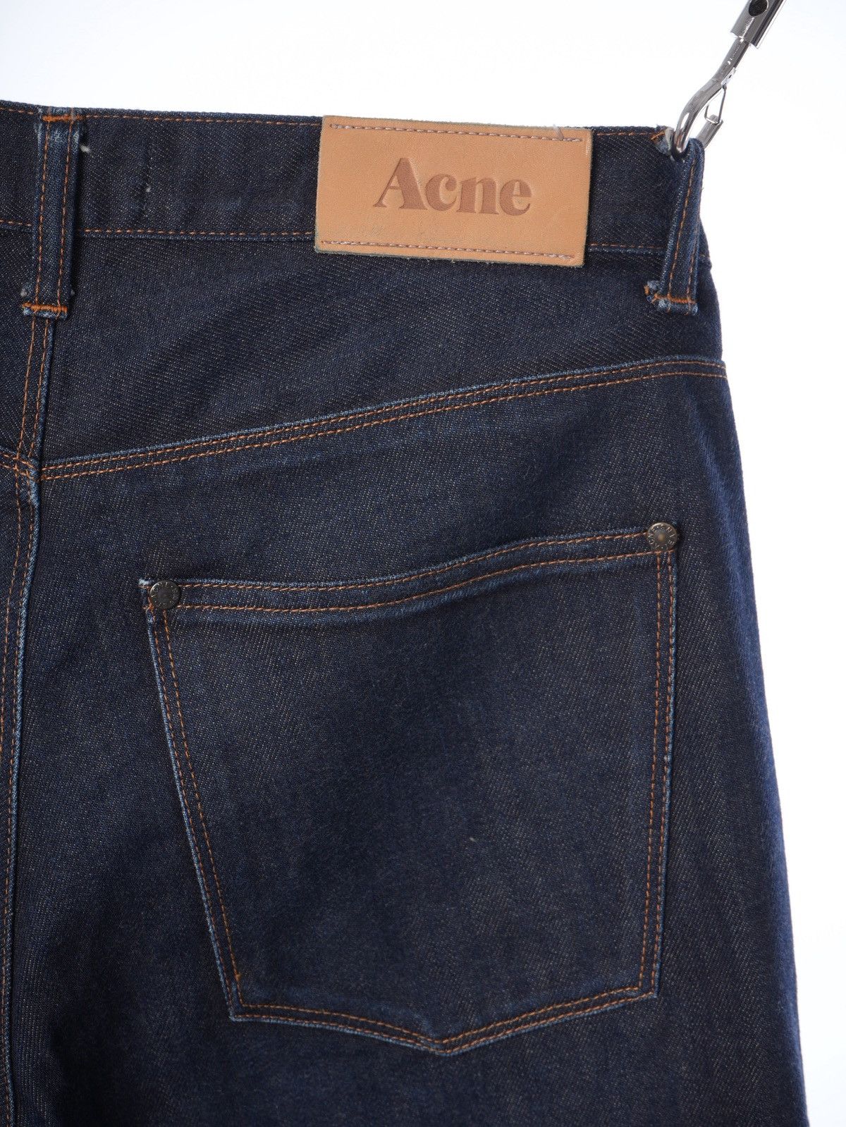 Acne Studios Acne studios Max Raw Blue Denim Jeans w 31 Size US 31 - 3 Thumbnail