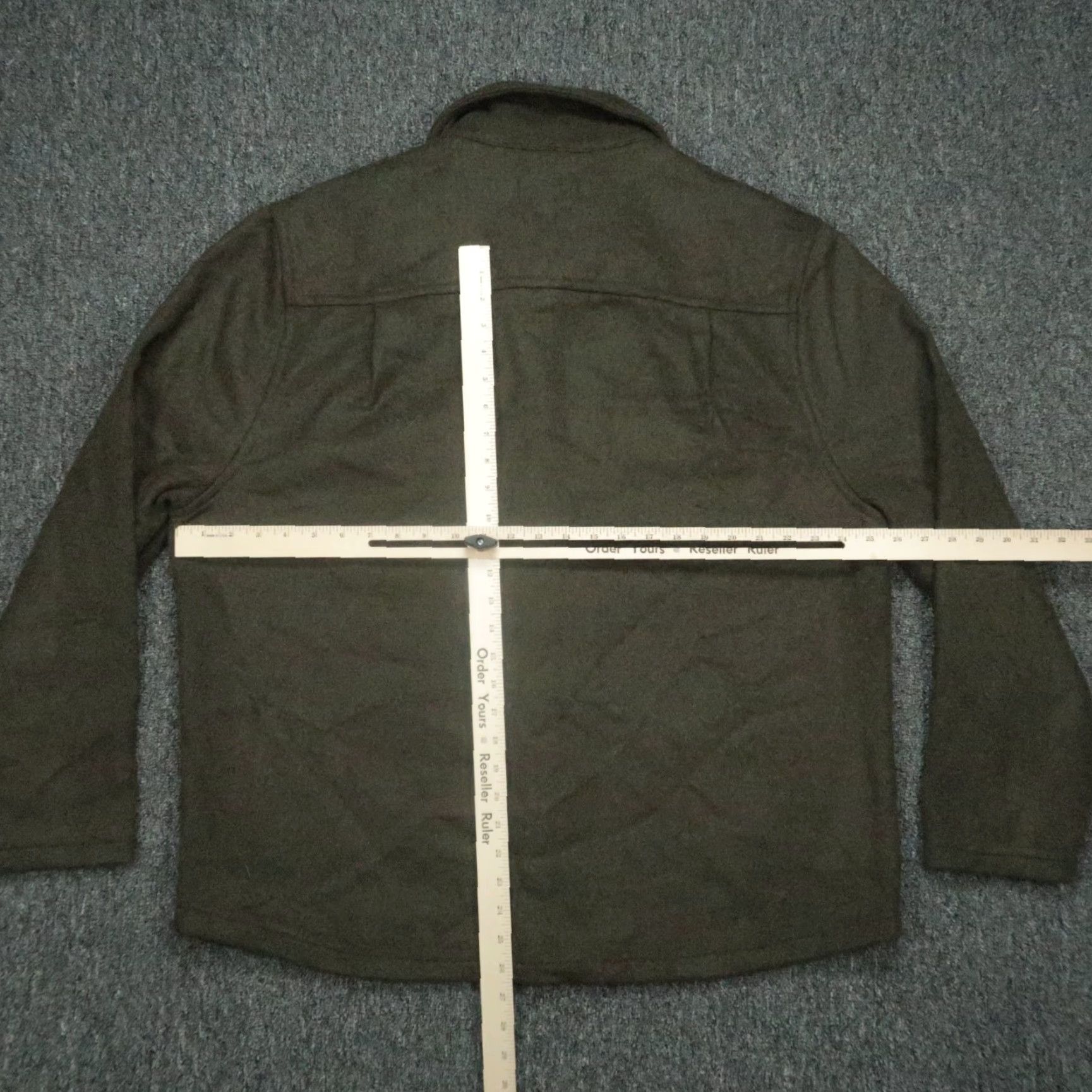 Mott & Bow Mott & Bow Jacket Mens XL Green Oversized Wool Button Pockets Size US XL / EU 56 / 4 - 4 Thumbnail