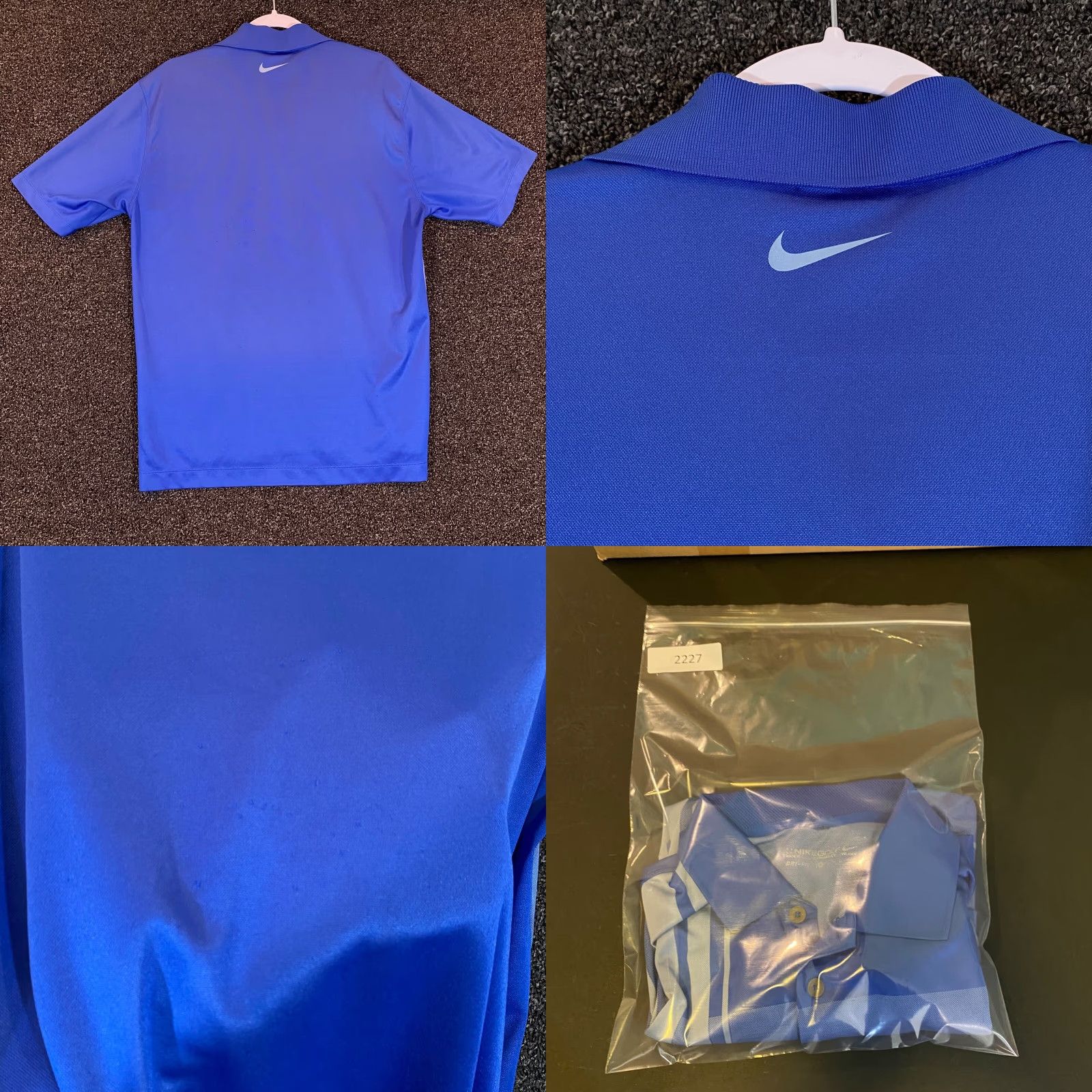 Nike Nike Polo Shirt Mens Medium Blue Golf Dri-Fit Performance Sport Short Sleeve Size US M / EU 48-50 / 2 - 8 Thumbnail