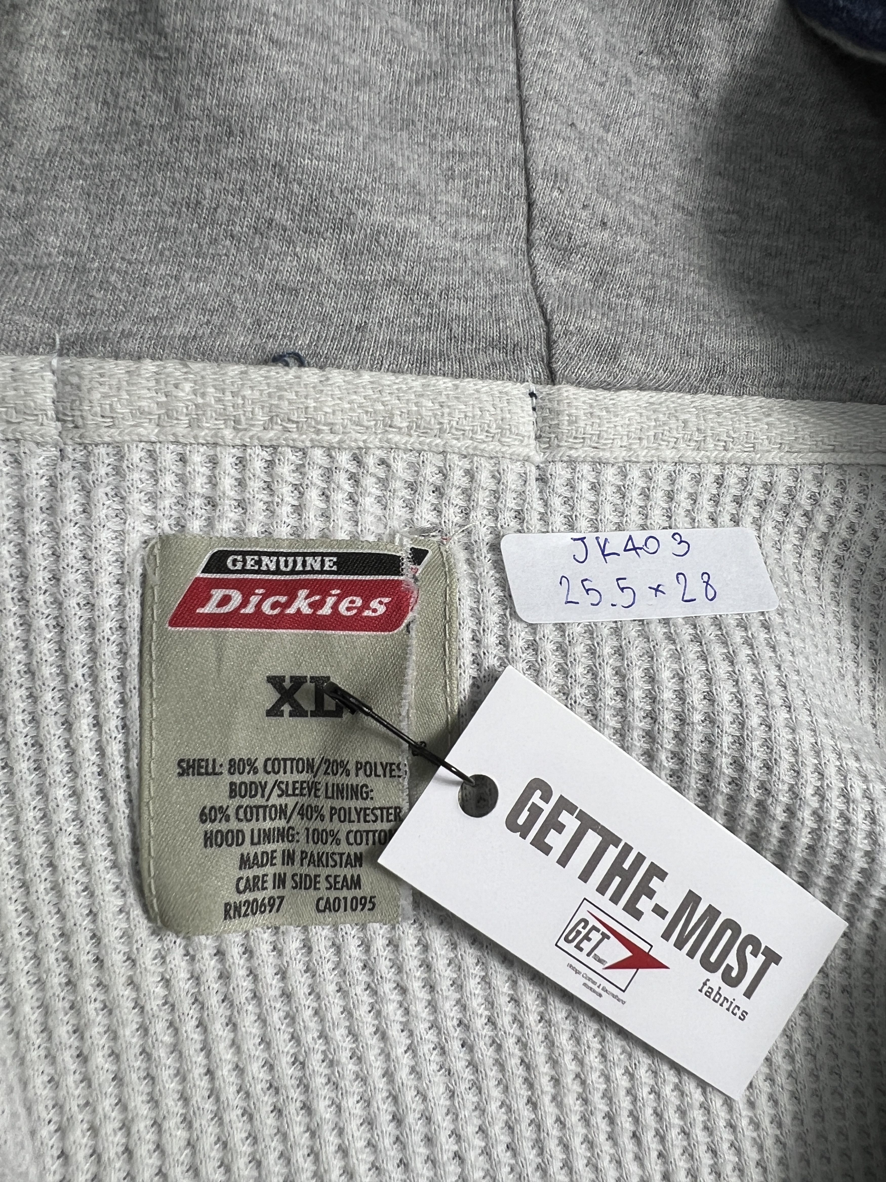 Dickies Vintage Dickies Lined Zipped Hoodie (XL) JK403 Size US XL / EU 56 / 4 - 3 Thumbnail