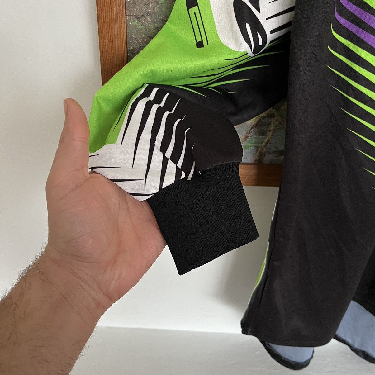 Hypebeast × Vintage Grail Kawasaki Monster Energy Asap Rocky Style Moto Jersey Size US XL / EU 56 / 4 - 3 Thumbnail