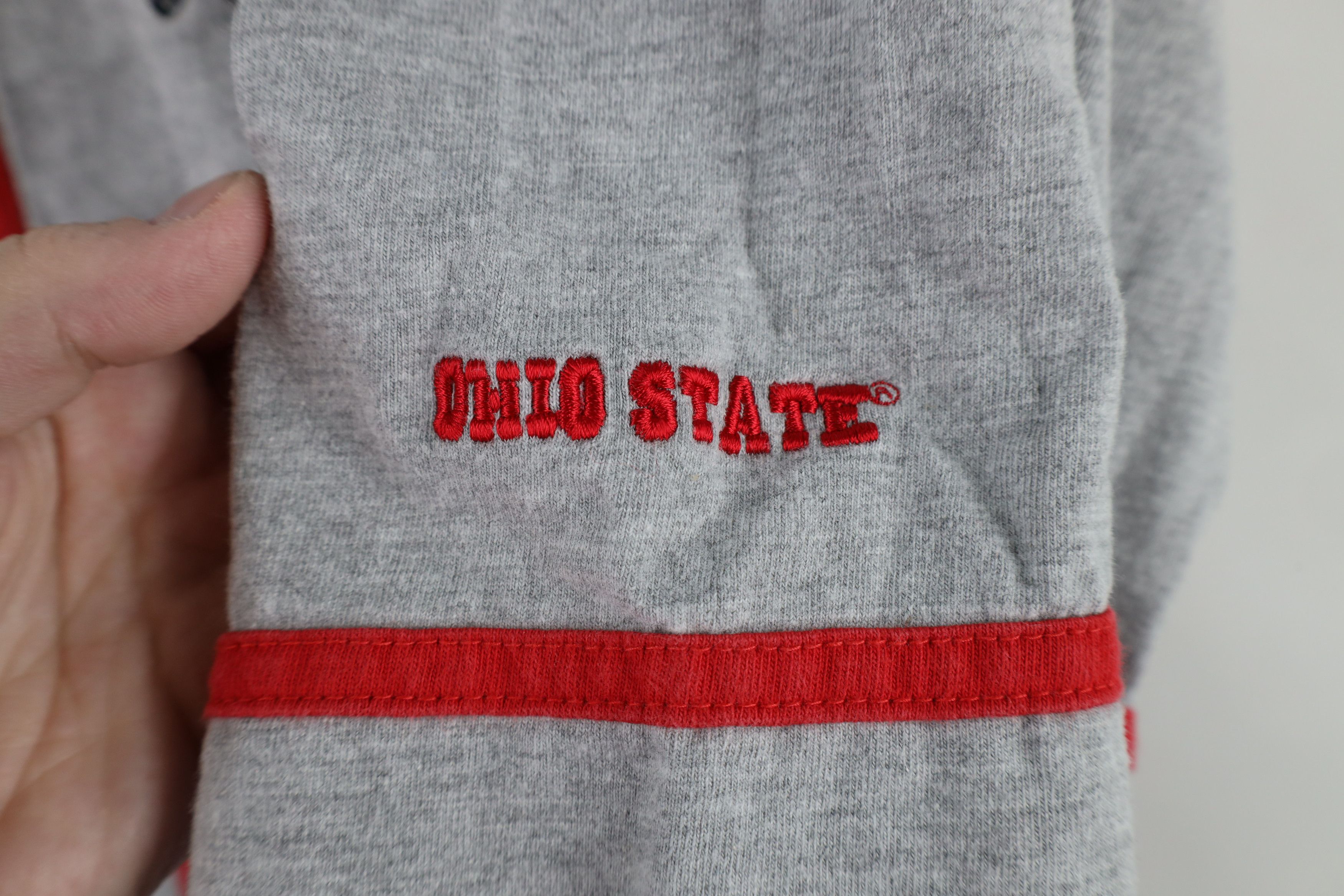 Vintage Vintage 90s Out Ohio State University Baseball Jersey Gray Size US L / EU 52-54 / 3 - 5 Thumbnail