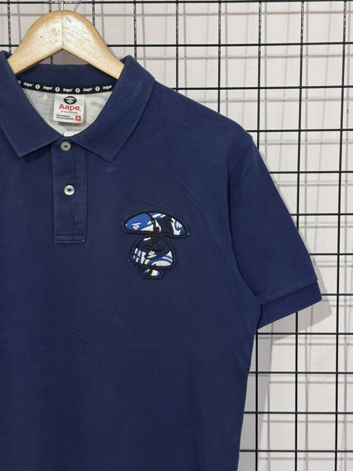 Aape polo shirt is from the brand AAPE BY A BATHING APE. Size US M / EU 48-50 / 2 - 2 Thumbnail