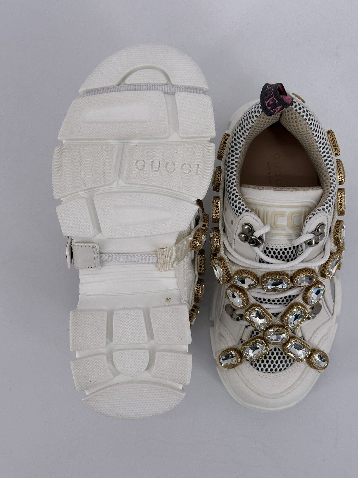 Gucci New Gucci Flashtrek Sneakers Woman's Size-IT-36 / US-6 Size US 6 / IT 36 - 11 Thumbnail