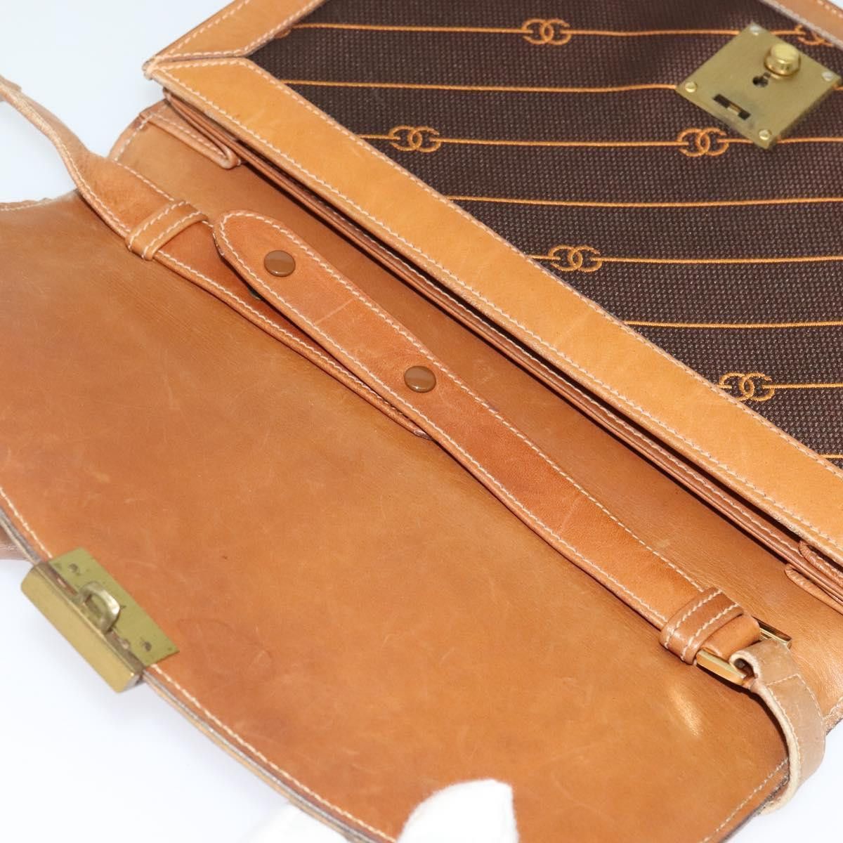 Gucci GUCCI Shoulder Bag Canvas Leather Brown Gold Size ONE SIZE - 15 Thumbnail