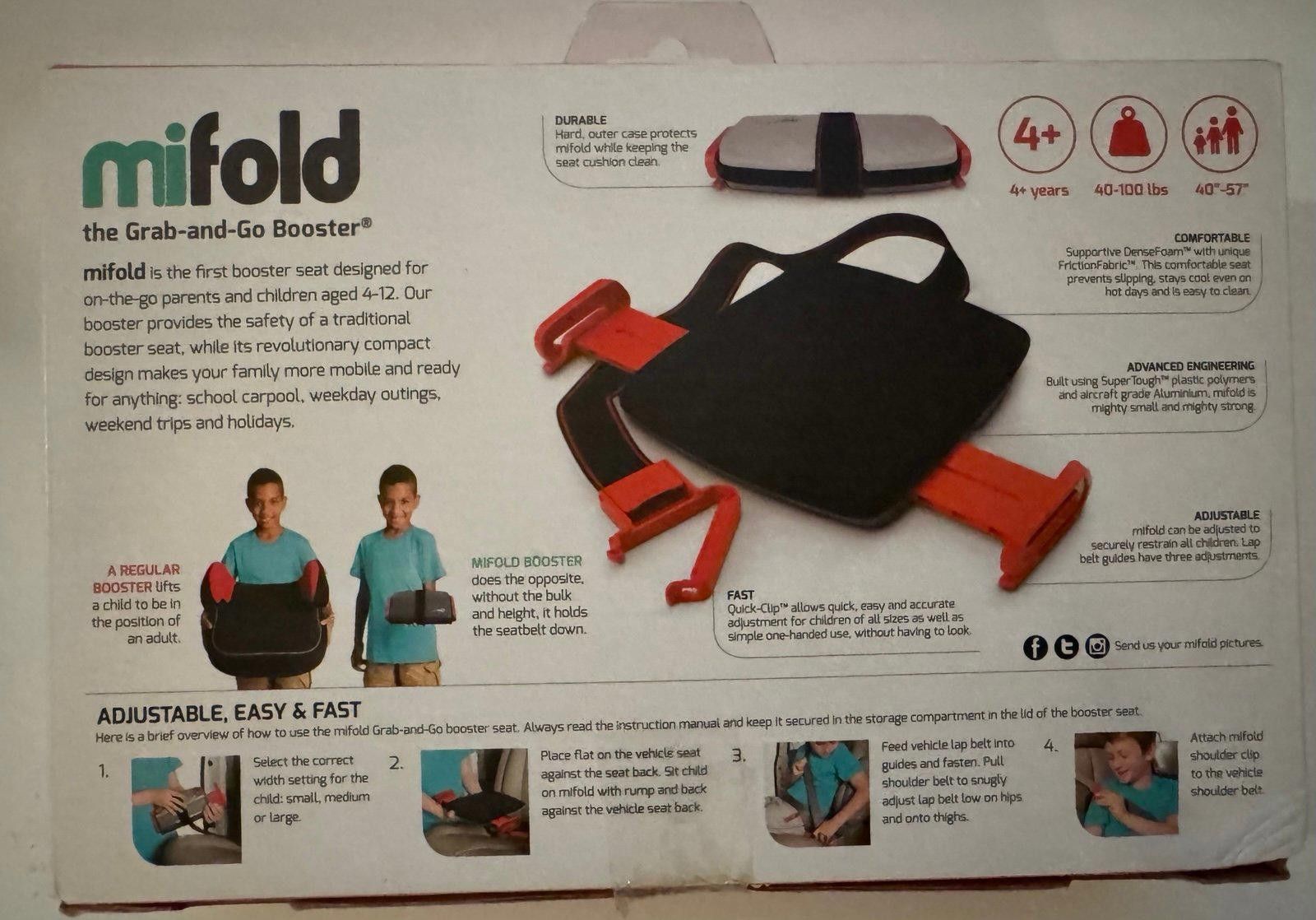 Other Mifold compact car booster seat Size ONE SIZE - 2 Thumbnail