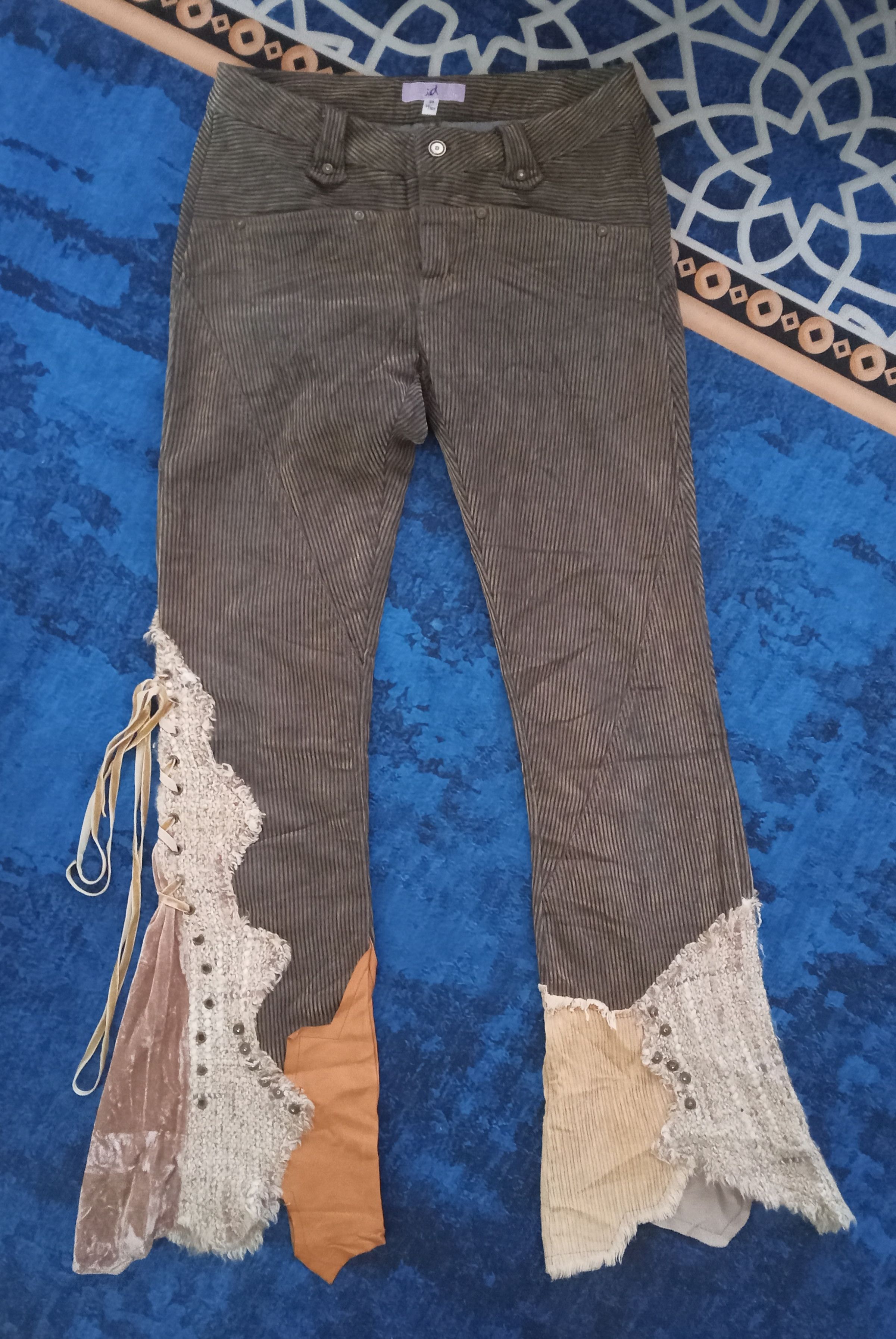 Japanese Brand Itsumi Dosaka Extremely Rare Design Flare Pants Size 29" - 1 Thumbnail