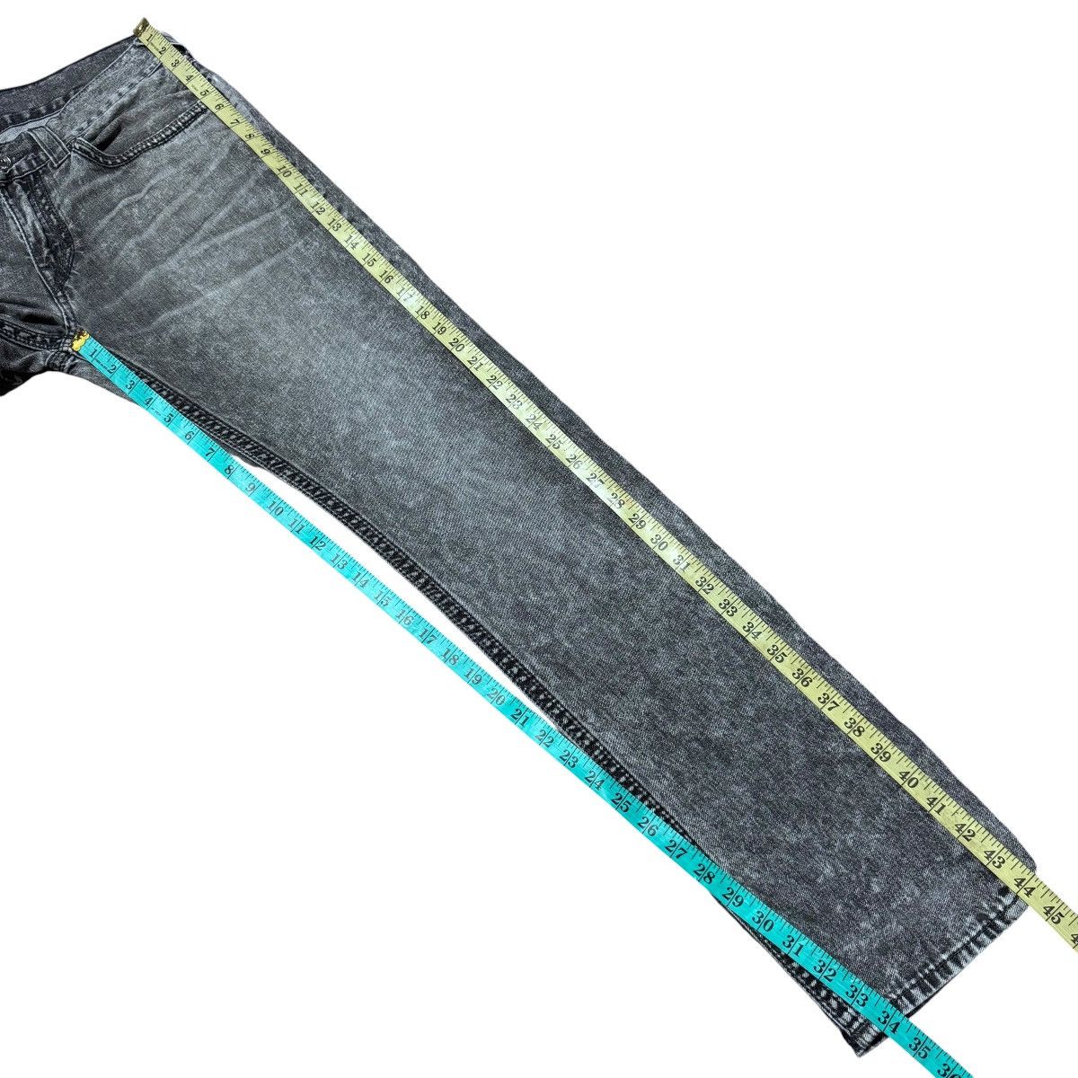 True Religion True Religion Black Grey Skinny Jeans Size US 33 - 20 Thumbnail