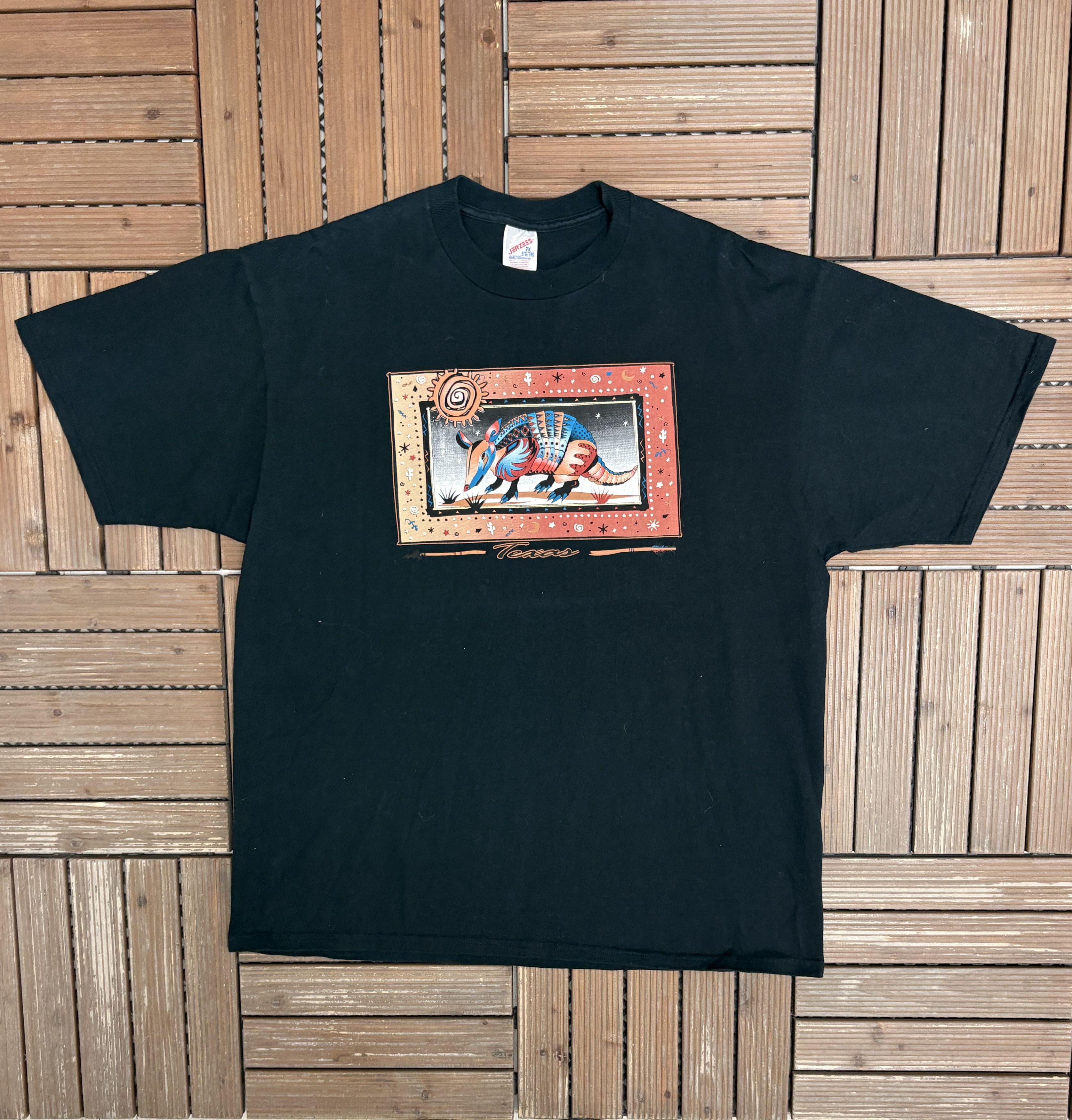 Vintage Texas Armadillo Vintage Black Tourist T-Shirt Tee Size US XXL / EU 58 / 5 - 1 Thumbnail
