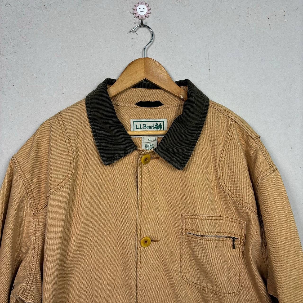 L.L. Bean VTG 90s LL Bean Canvas Barn Chore Jacket Brown Field Jacket Size US XL / EU 56 / 4 - 5 Thumbnail