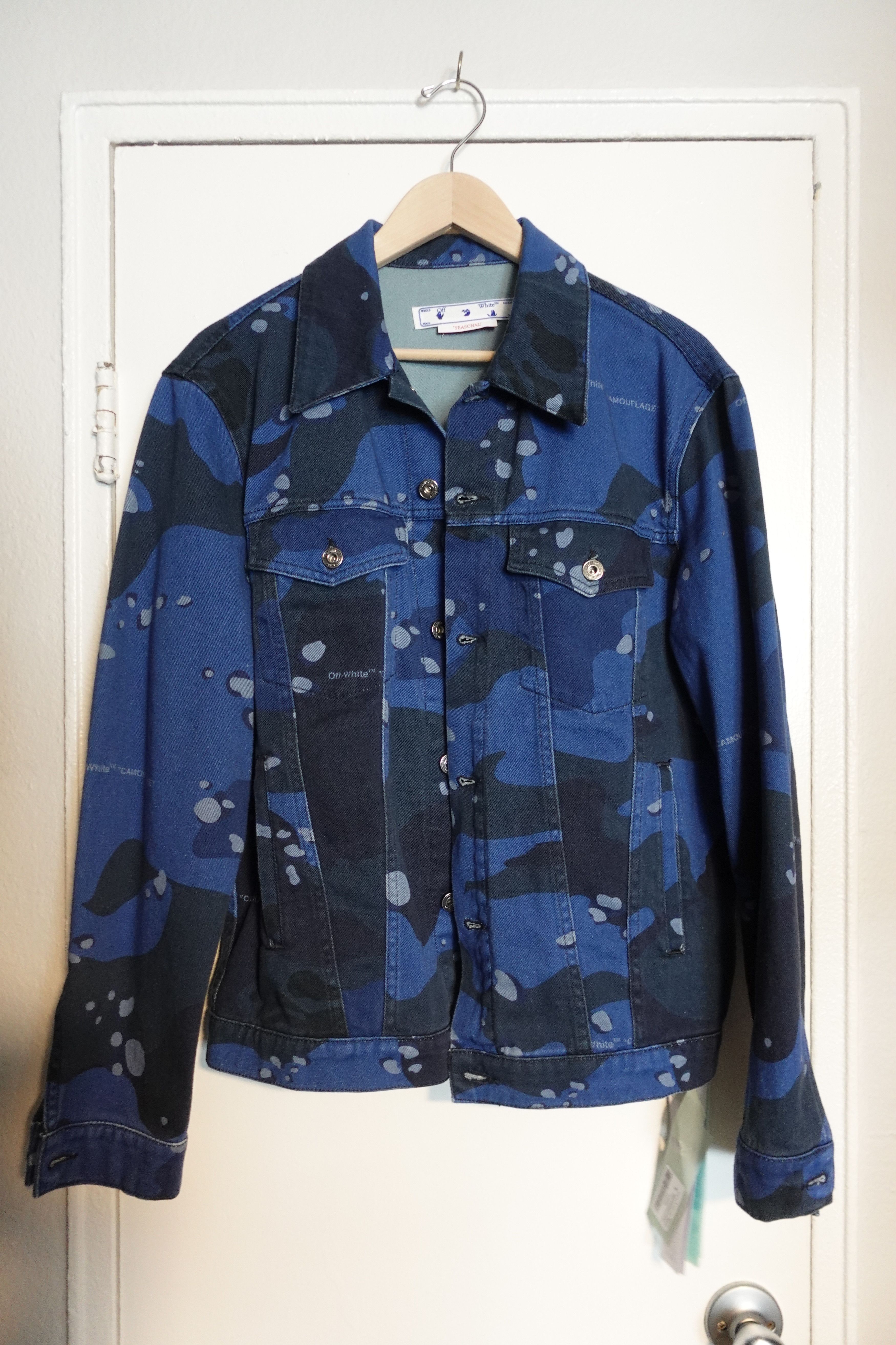 Off-White Off-White Camo Skate Denim Jacket Size US M / EU 48-50 / 2 - 3 Thumbnail