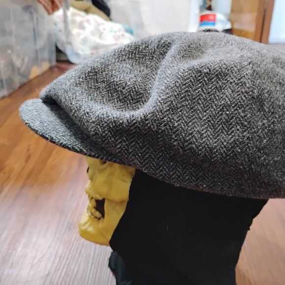 Other Vintage Capas Herringbone Newsboy Derby Ivy Driving Cap Hat Size ONE SIZE - 2 Thumbnail
