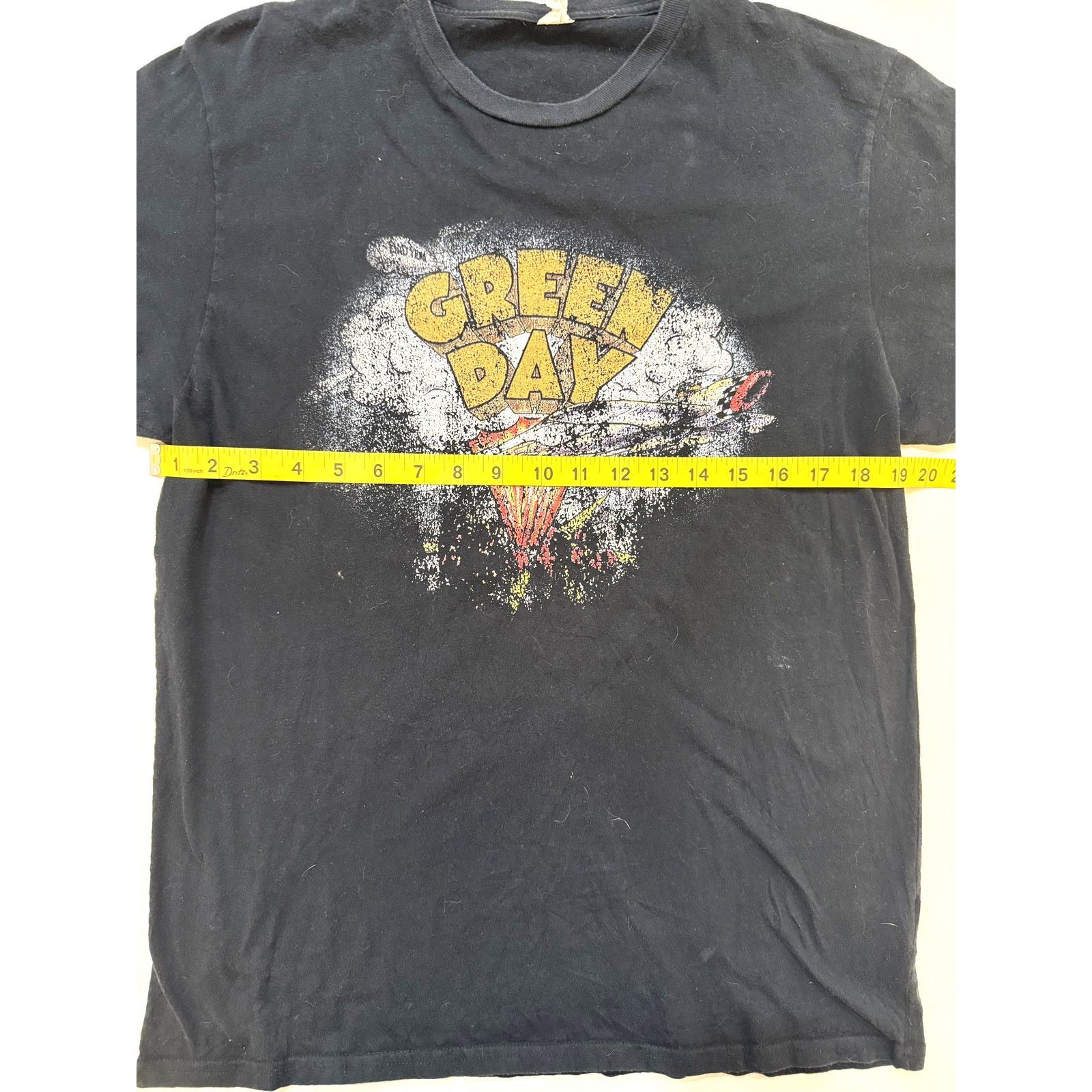 & Other Stories Vintage Green Day Shirt Mens MED Black Band Rock Concert 90s Size US M / EU 48-50 / 2 - 4 Thumbnail