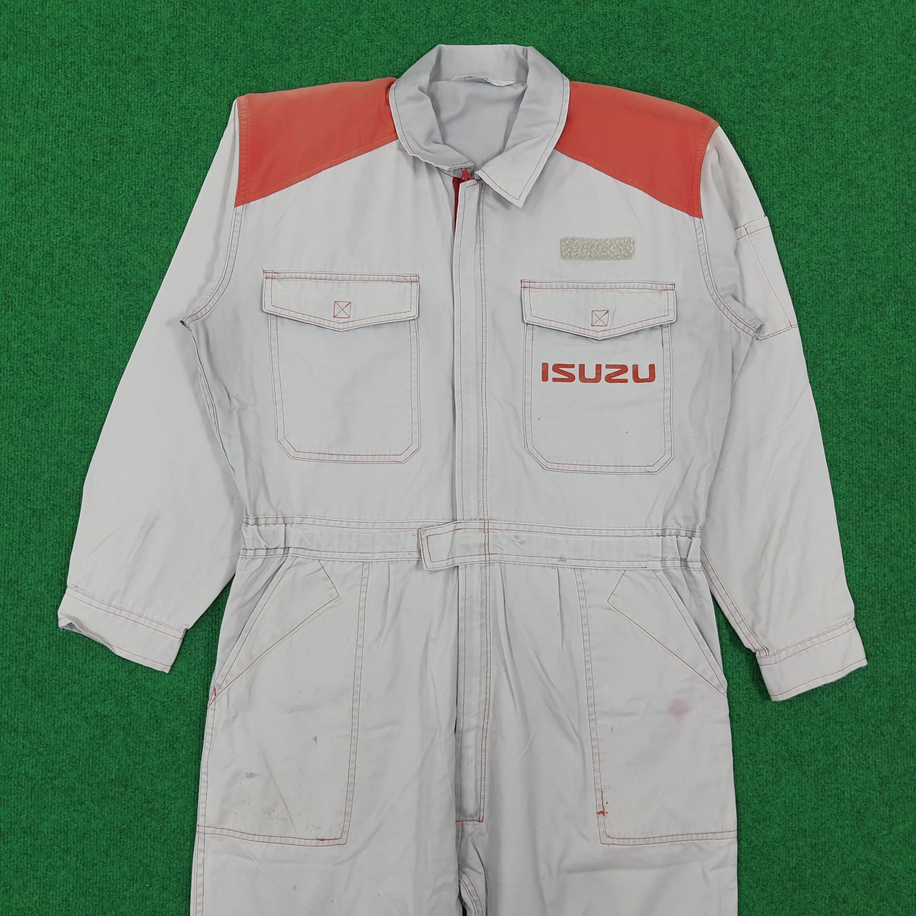 Japanese Brand × Vintage Vintage ISUZU Motorsports Japan Brand Racing Coverall Size US L / EU 52-54 / 3 - 3 Thumbnail