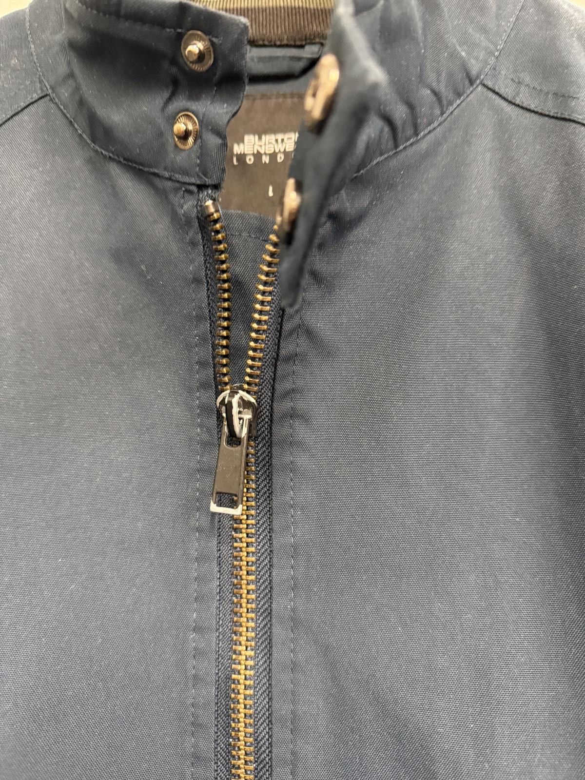 Other Burton Menswear London Navy Blue Bomber Jacket Size L Size US L / EU 52-54 / 3 - 3 Thumbnail