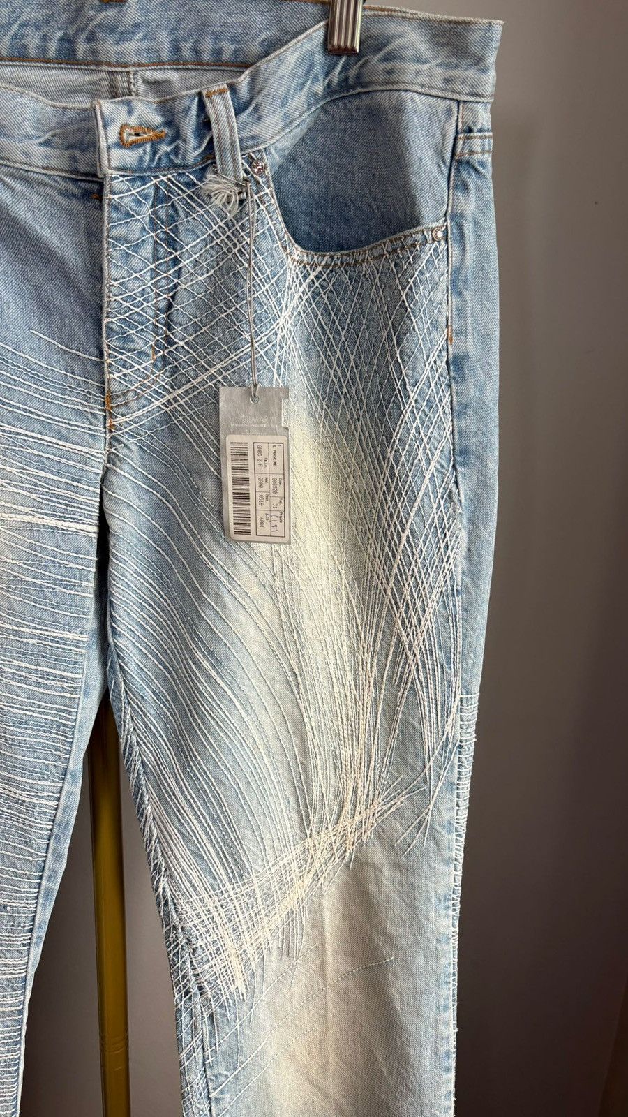 Iceberg [ARCHIVE] Iceberg Gilmar Embroidered Jeans - NWT - Size 31 Size 31" - 9 Thumbnail