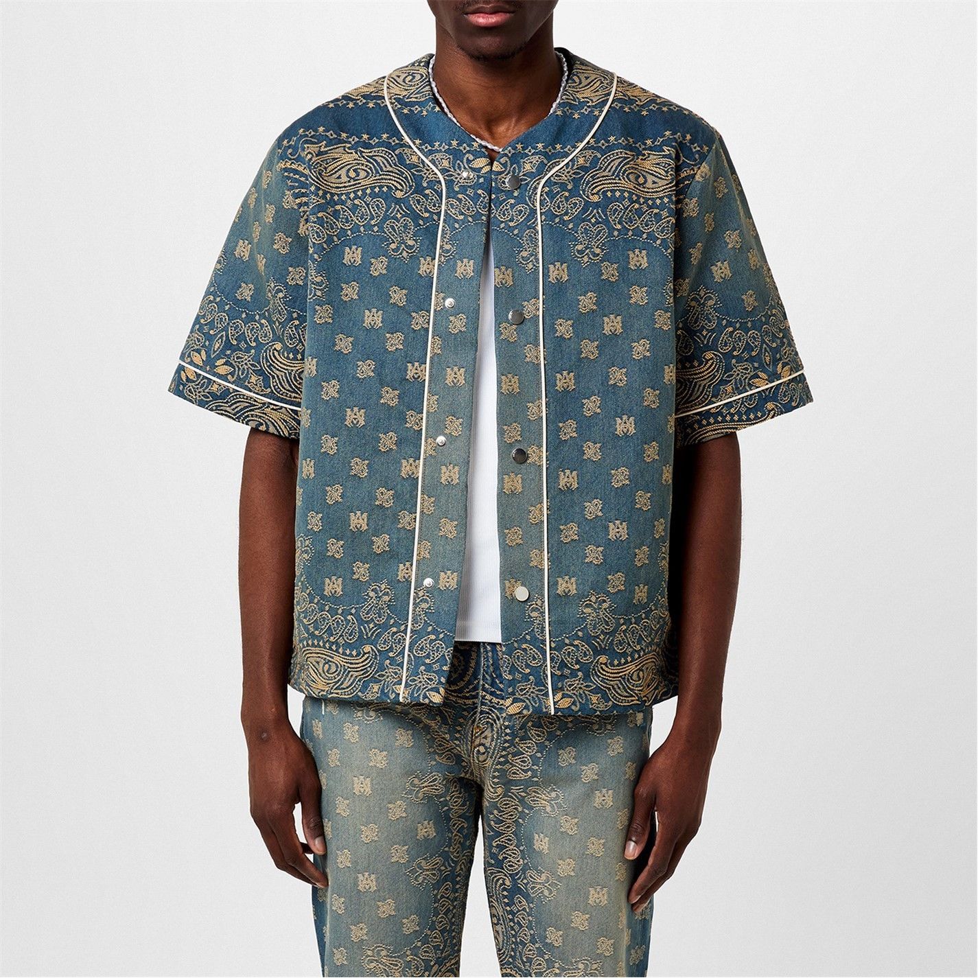 Amiri AMIRI Bandana Shirt Size US M / EU 48-50 / 2 - 2 Thumbnail