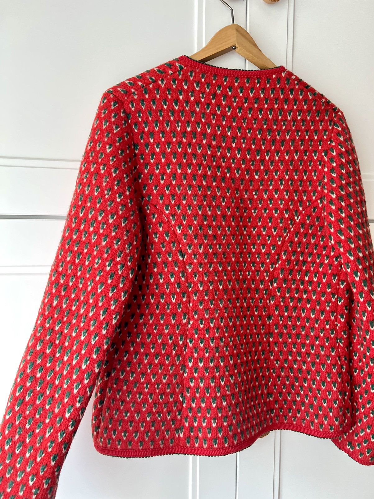 Other 100% wool vintage Strawberry jacket Tiroler Austria Size L / US 10 / IT 46 - 5 Thumbnail