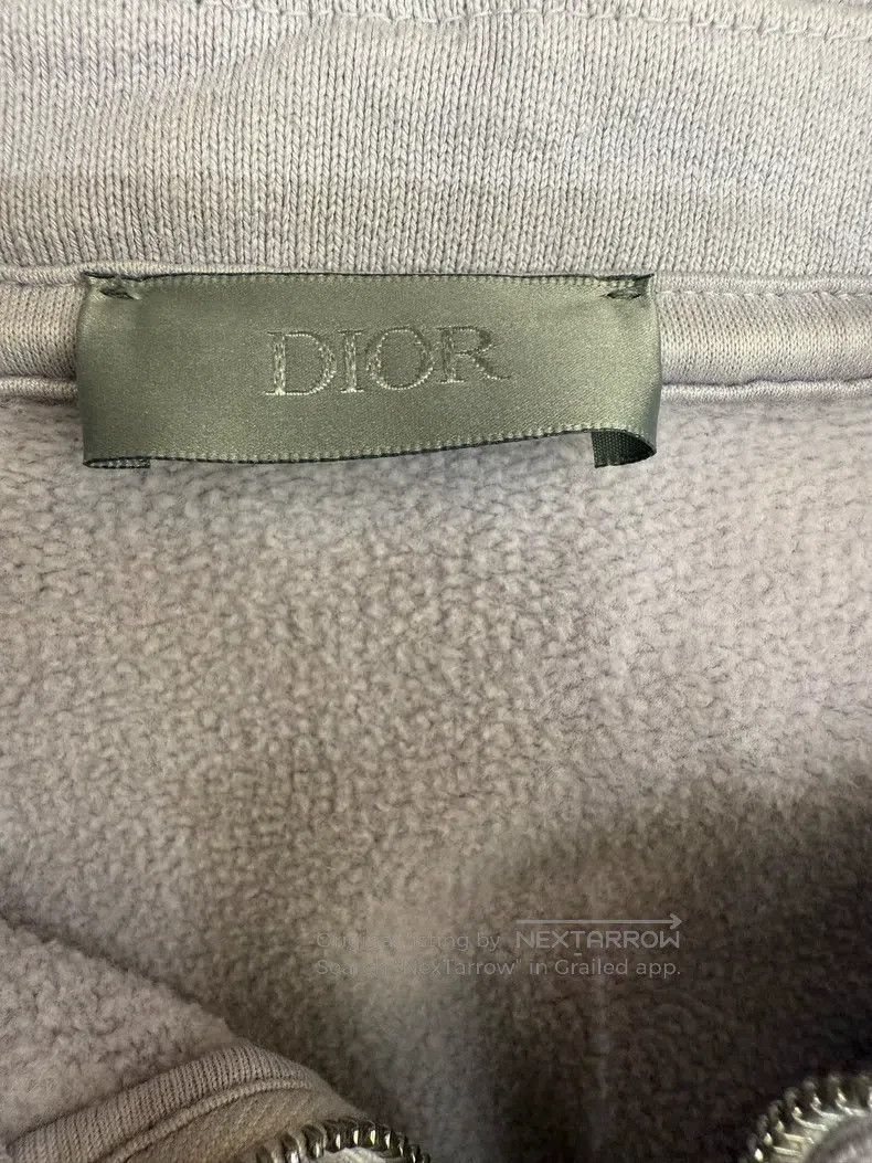 Dior Dior Light purple half-zipper sweatshirt Size US M / EU 48-50 / 2 - 4 Thumbnail