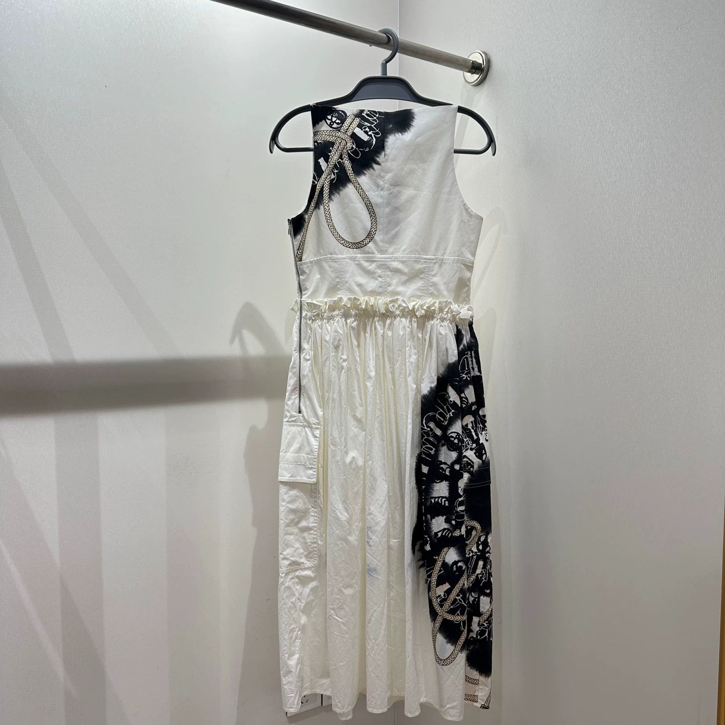Hermes Hermes apr164 printed cinched waist dress no wash tag Size ONE SIZE - 2 Thumbnail