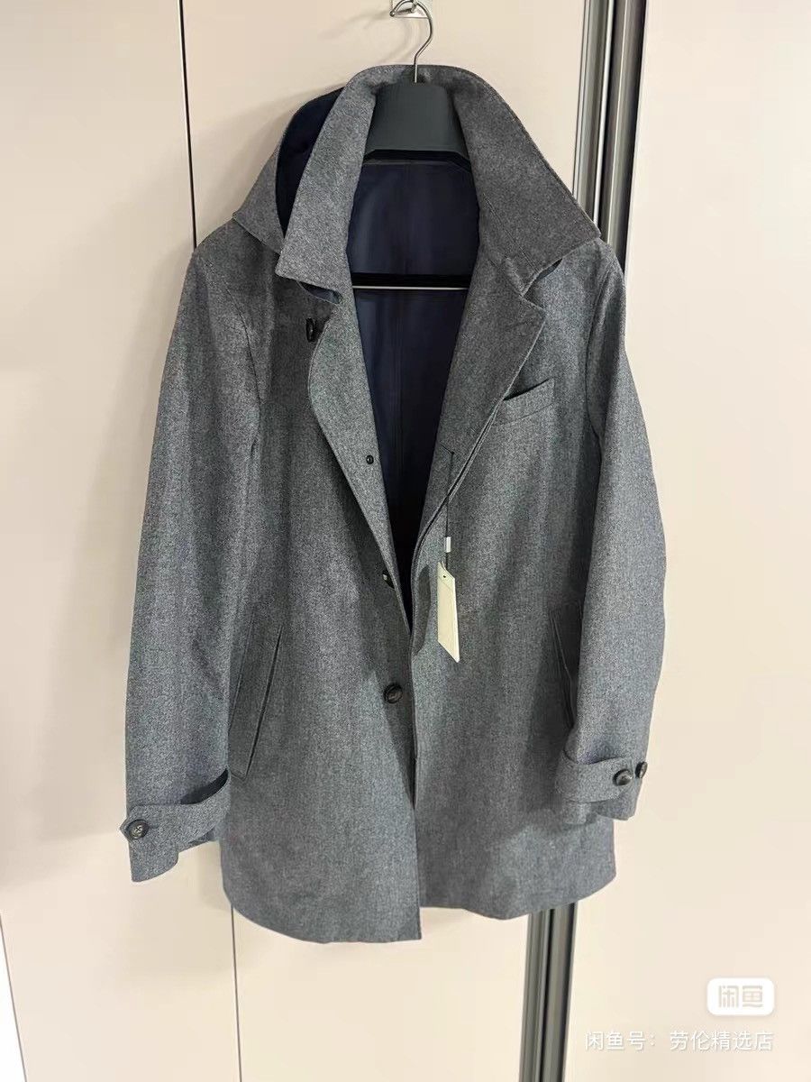 Suitsupply Suitsupply wool parka coat zegna loro piana brioni Size US L / EU 52-54 / 3 - 2 Thumbnail