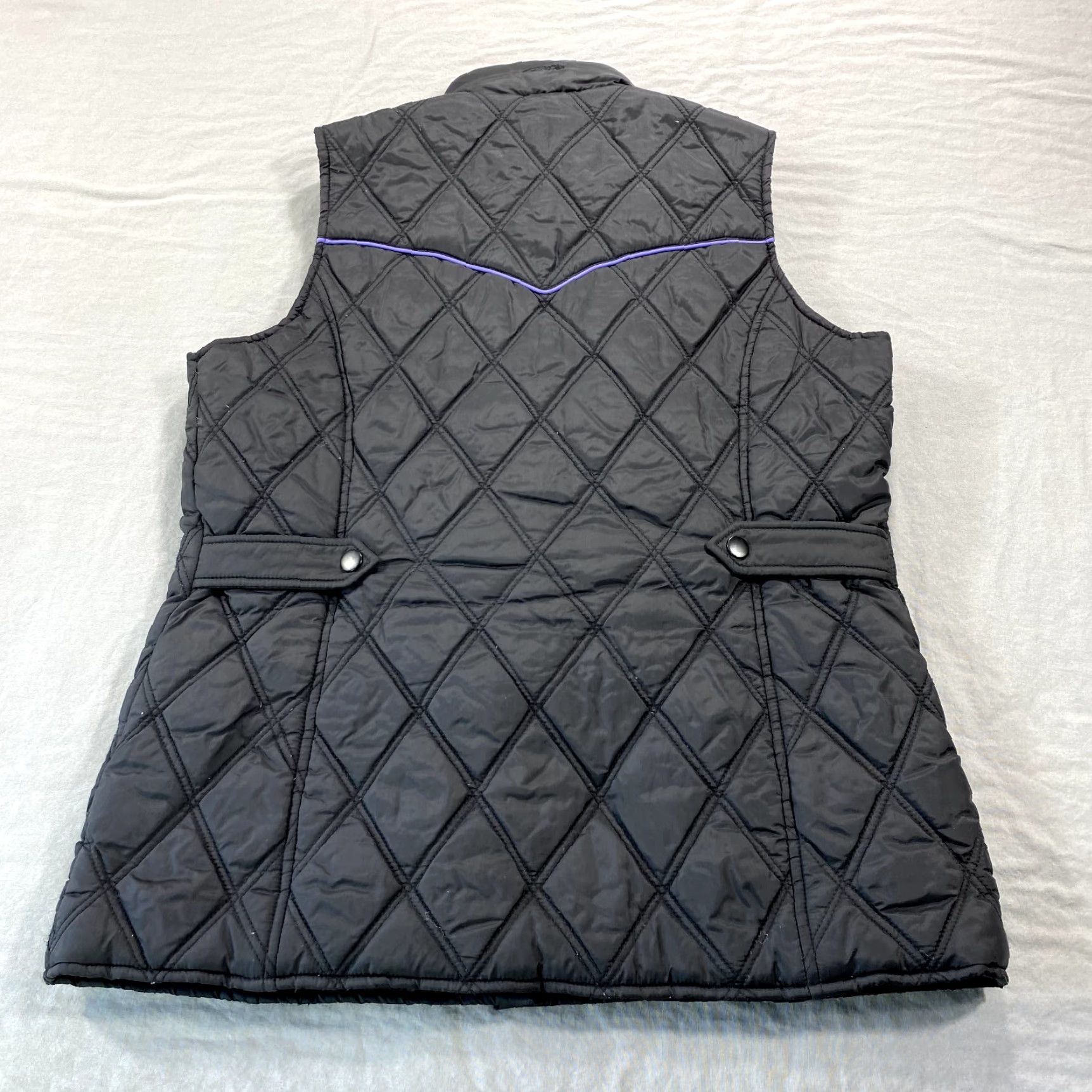 Roper Roper Vest Womens Small Black Puffer Western Snap Button Up Quilted Size S / US 4 / IT 40 - 2 Thumbnail