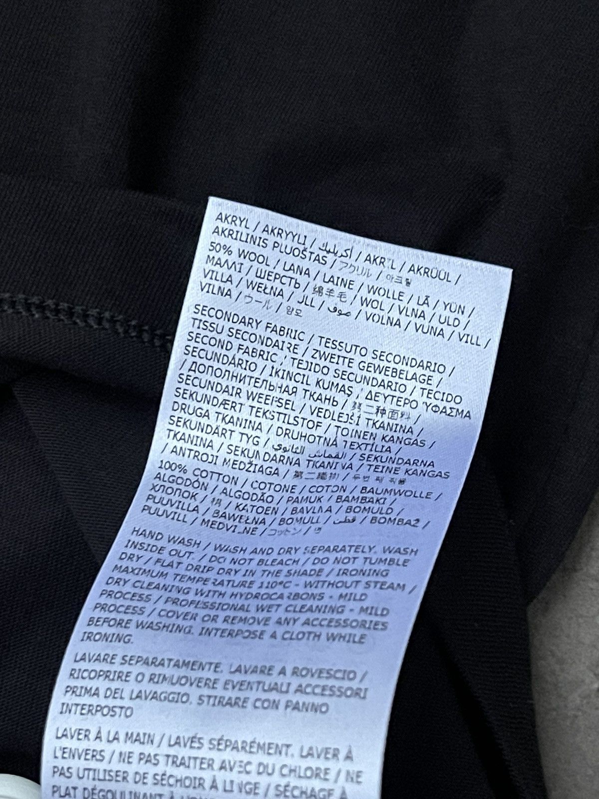 Maison Margiela !DS! SS23 Maison Margiela Long Sleeved Black Top Sweater Size US XL / EU 56 / 4 - 21 Thumbnail