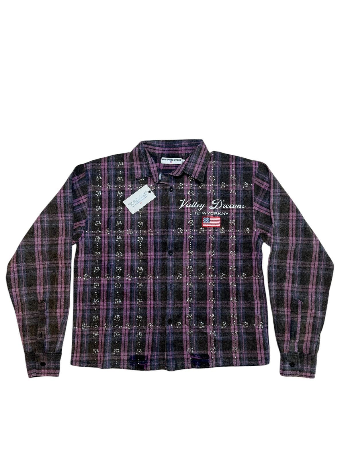 Vale Vale forever purple rain flannel SIZE MEDIUM | Grailed