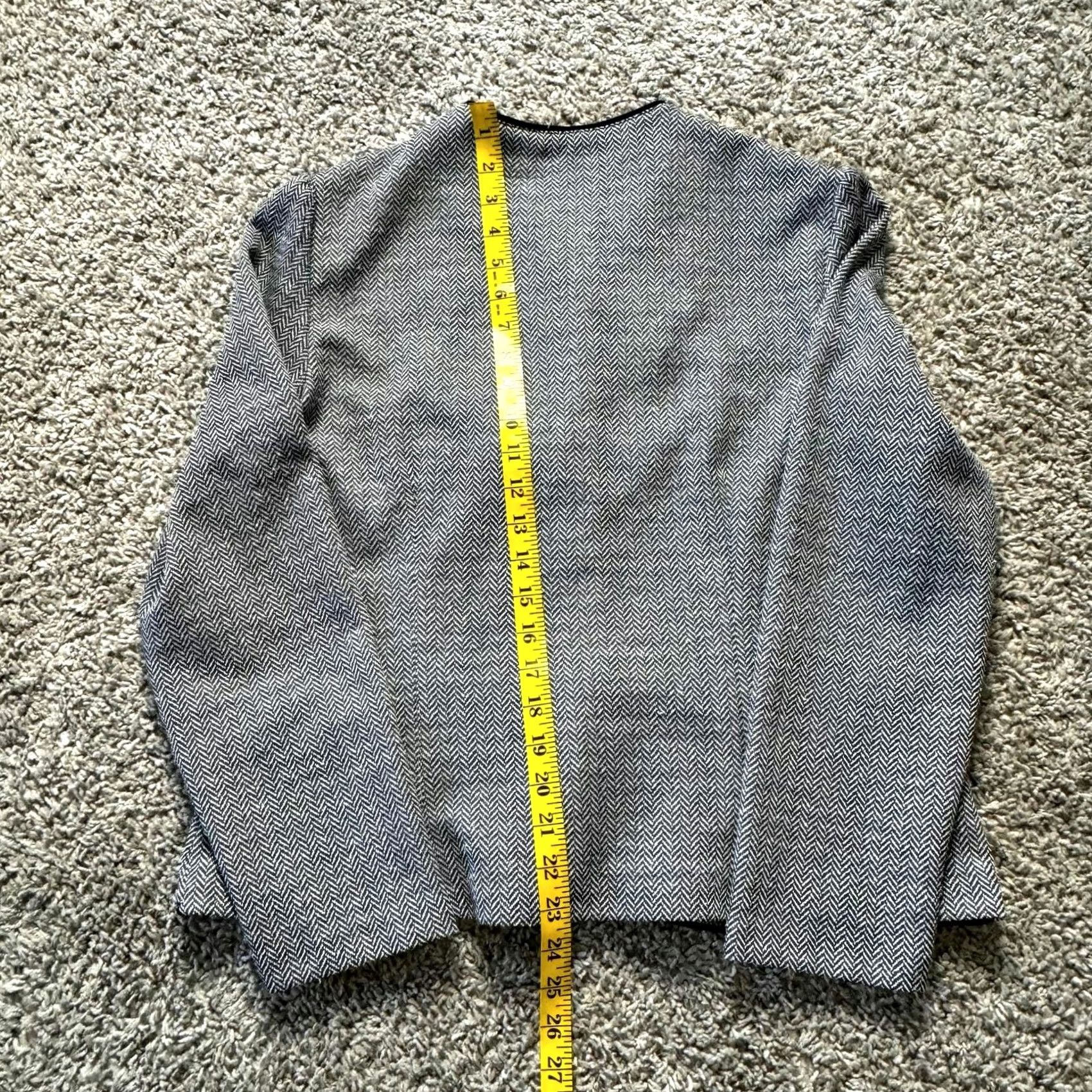 Vintage VINTAGE Stylecraft 80's Chevron Women's Black and White Jacket Blazer M Size M / US 6-8 / IT 42-44 - 3 Thumbnail