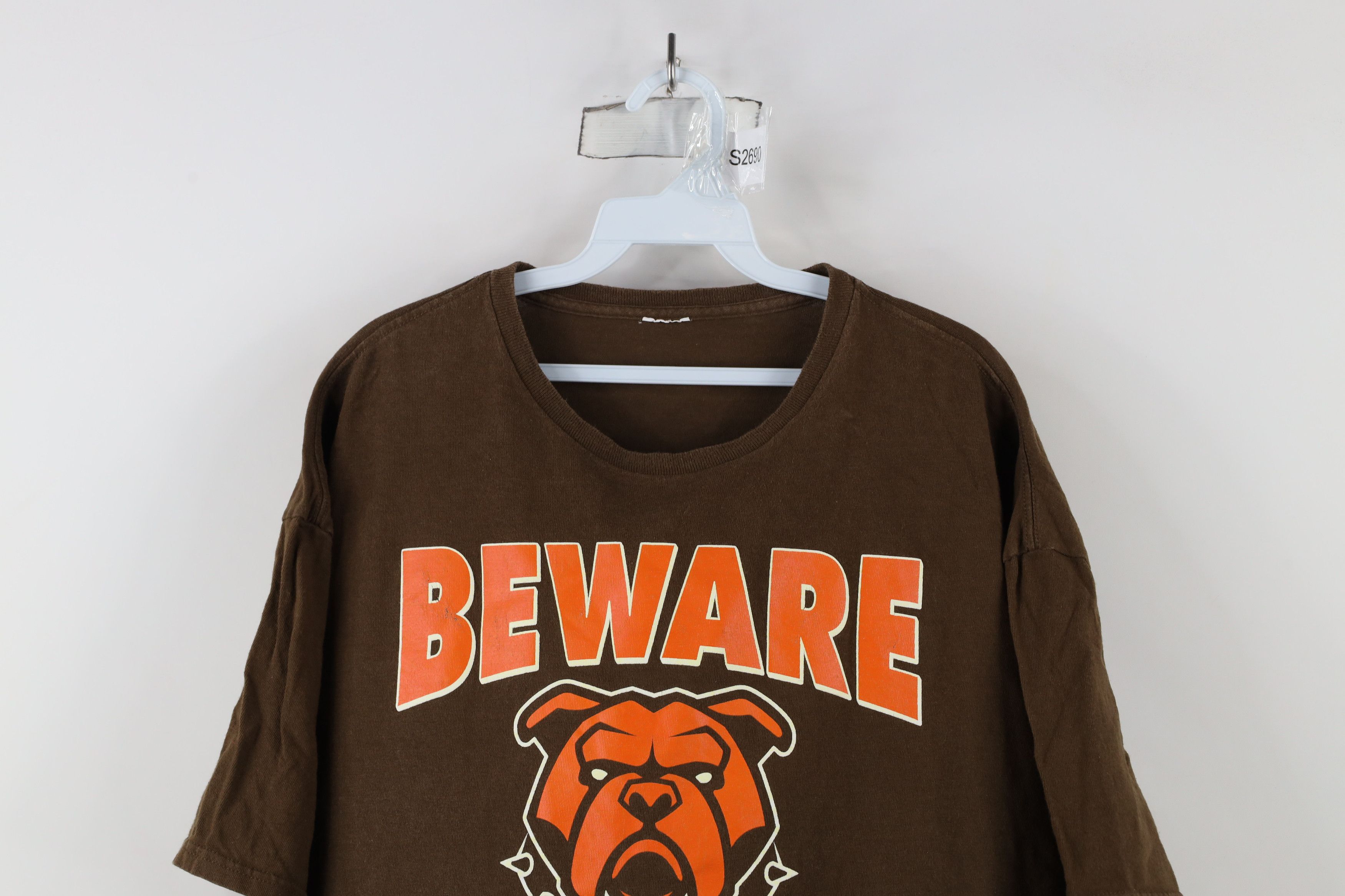 Vintage Vintage 90s Y2K of Dawg Cleveland Browns Football T-Shirt Size US XL / EU 56 / 4 - 2 Thumbnail