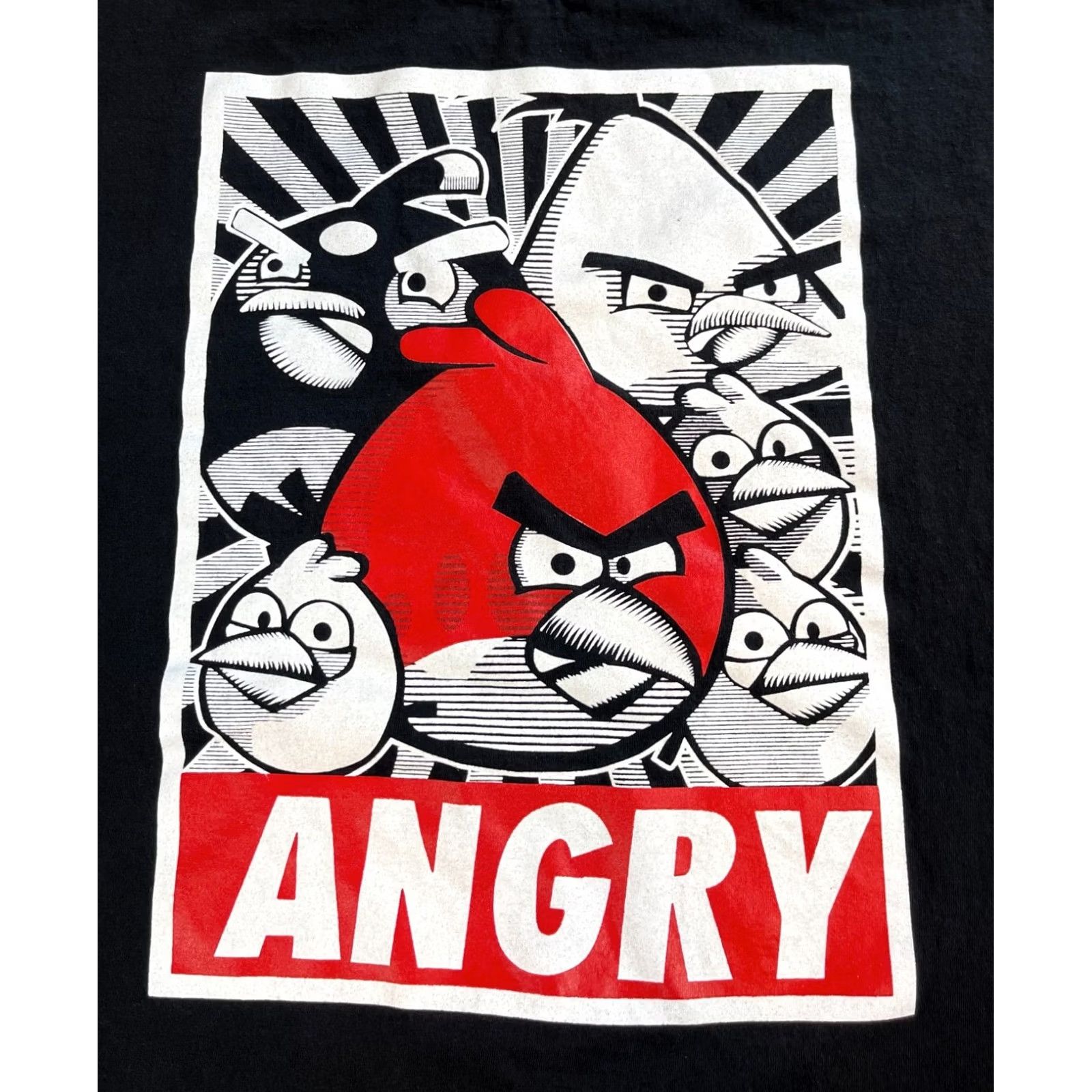 Vintage VINTAGE Angry Birds Graphic Shirt M Unisex Adults Black 100% Cotton Short Sleeve Crew Neck Graphic Print Video Games Mens Size US M / EU 48-50 / 2 - 3 Thumbnail