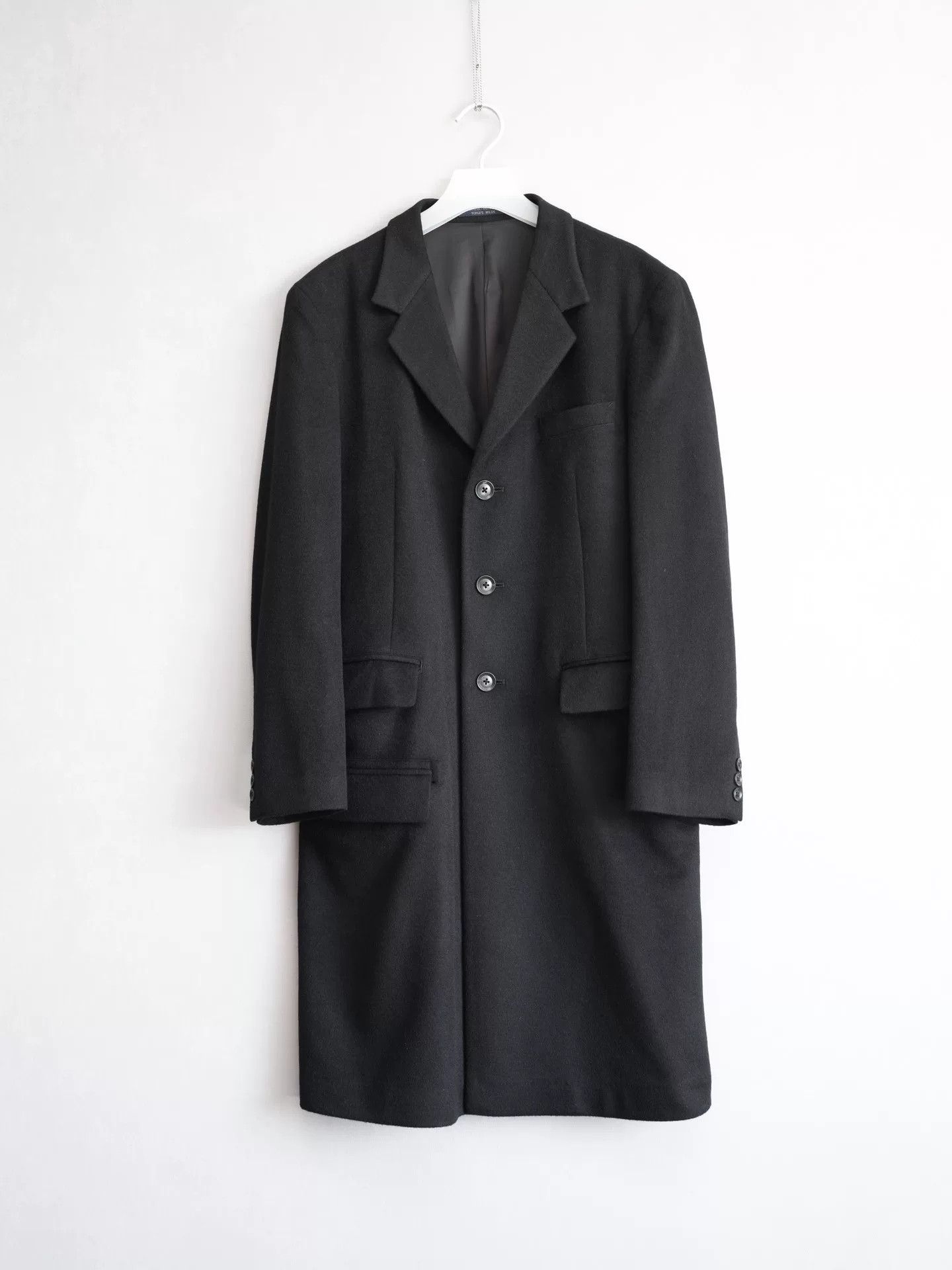 Yohji Yamamoto yohji yamamoto wool coat with notch collar Size US S / EU 44-46 / 1 - 1 Thumbnail