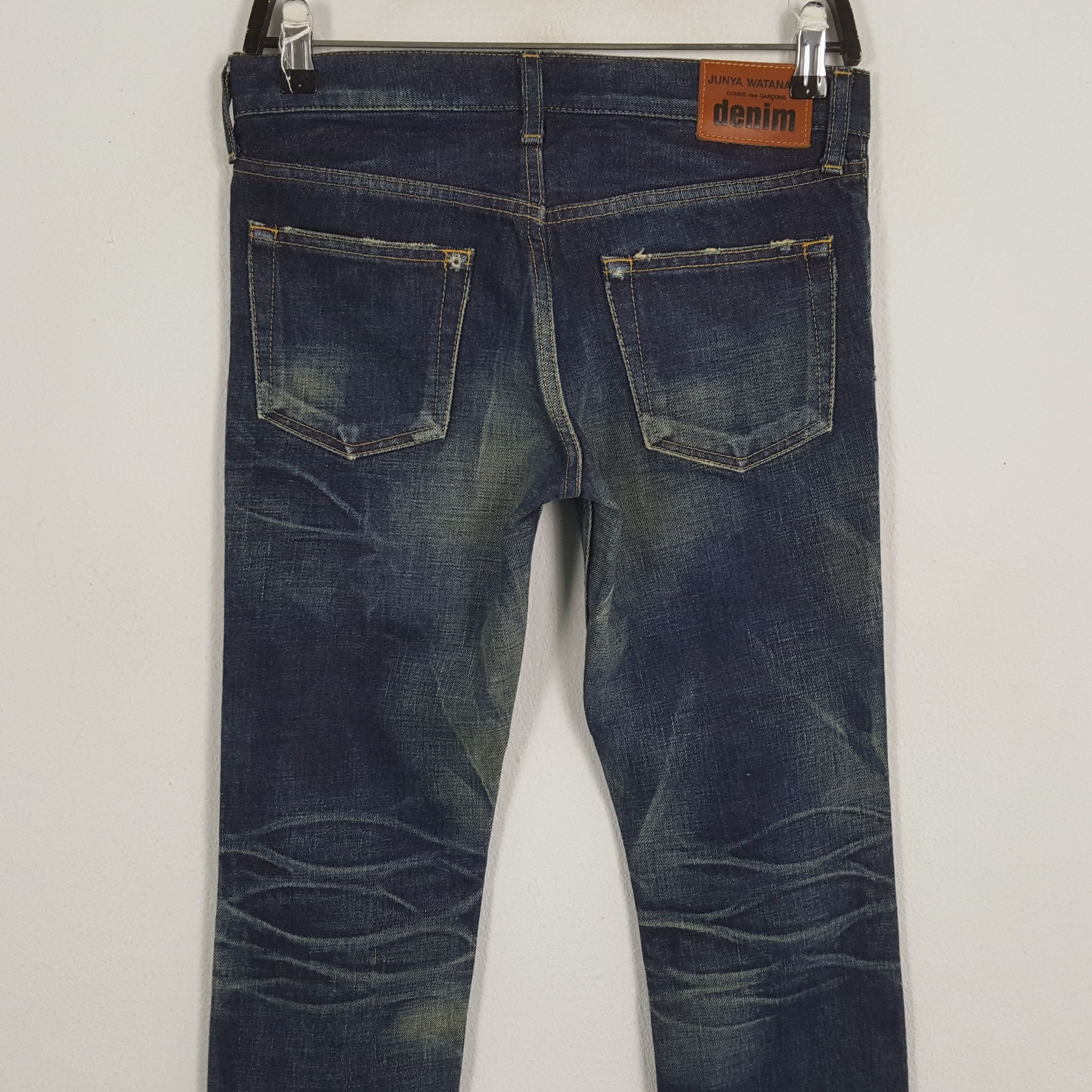 Comme des Garcons × Junya Watanabe × Vintage COMMME DE GARCONS JUNYA WATANABE Fashion Designer Jeans Size US 29 - 5 Thumbnail