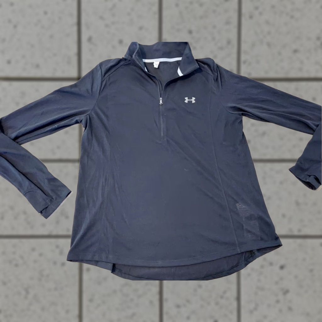 Under Armour VINTAGE? No. Under Armour Shirt XL Black Athletic Zip Mens Large? Size US XL / EU 56 / 4 - 1 Thumbnail