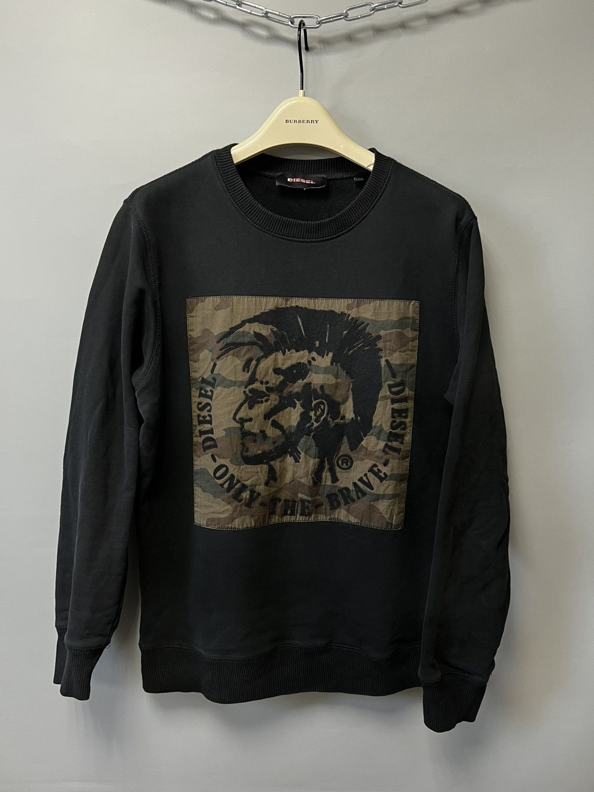 Diesel Diesel Sweatshirt Big Logo Y2K Size US S / EU 44-46 / 1 - 1 Thumbnail