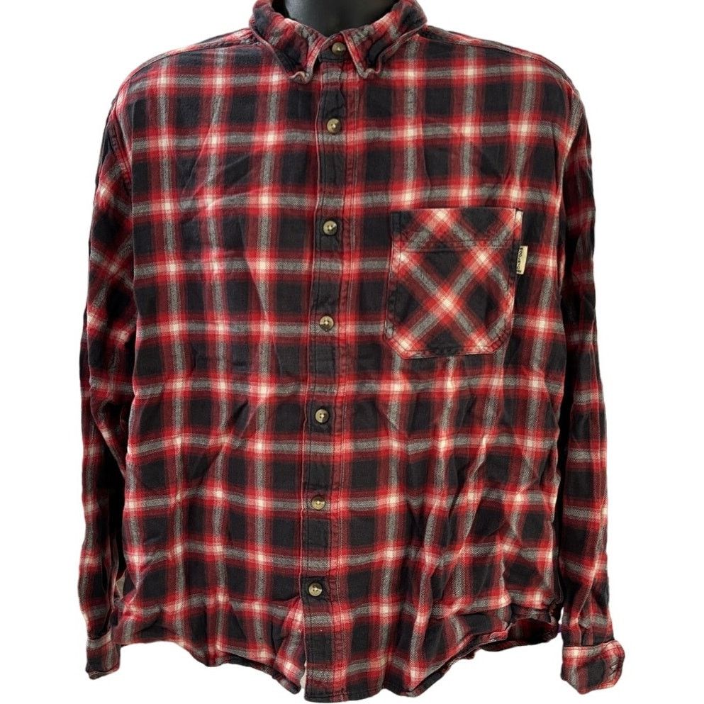 Other Woolrich Men's Button Down Shirt Red Black Plaid XL Size US XL / EU 56 / 4 - 1 Thumbnail
