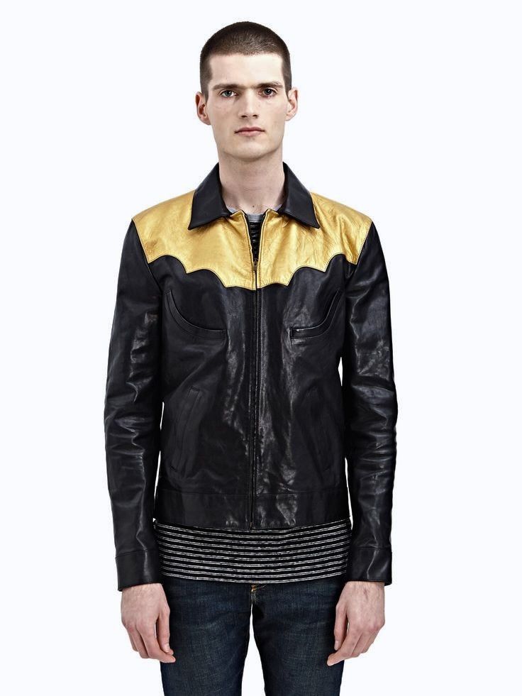 Hedi Slimane × Saint Laurent Paris GRAIL SS15 PSYCH ROCK CIRCUS WESTERN OILED CALFSKIN JACKET Size US M / EU 48-50 / 2 - 18 Thumbnail