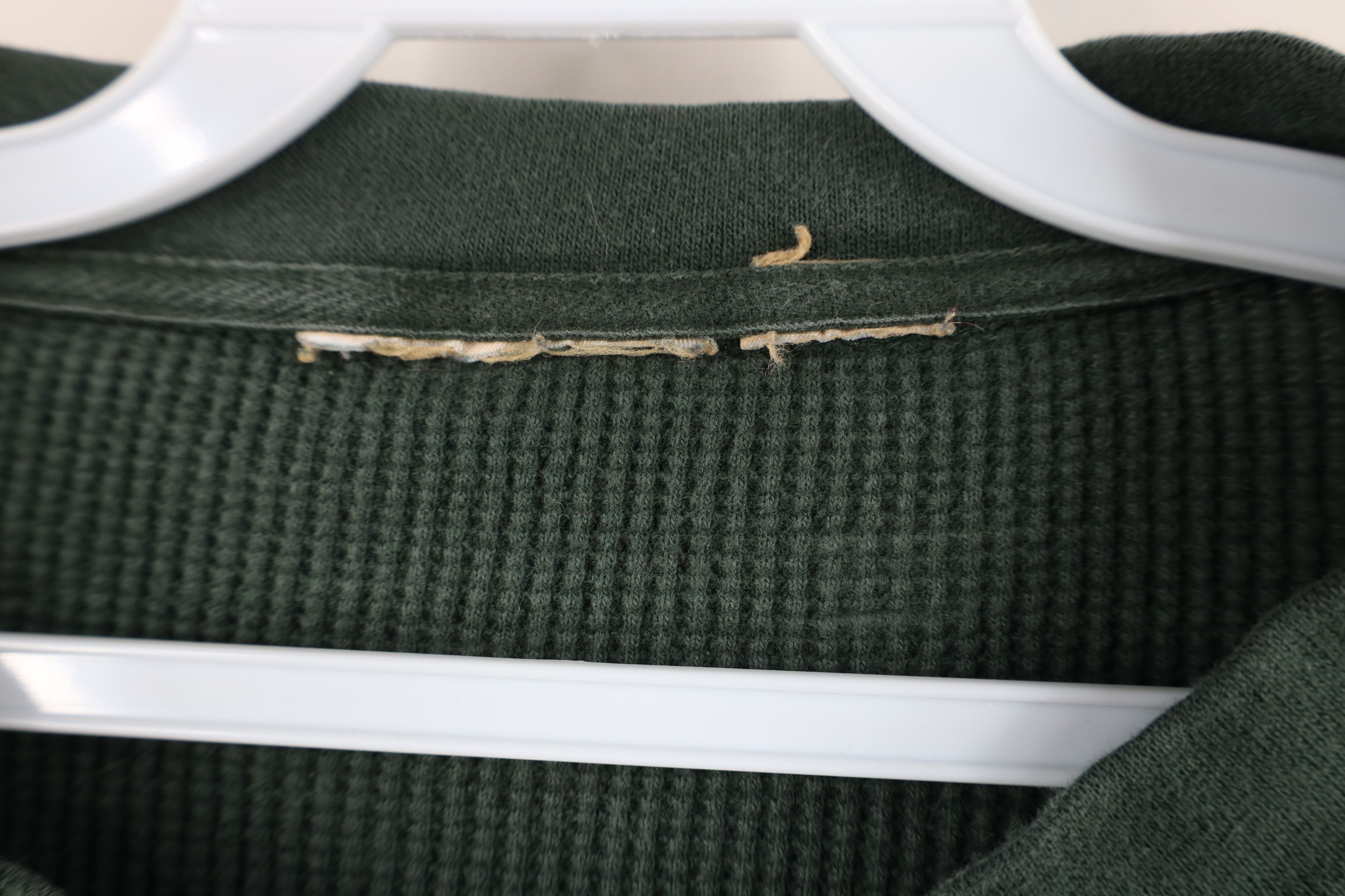 Vintage Vintage 90s Streetwear Waffle Long Sleeve Henley T-Shirt Size US XXL / EU 58 / 5 - 8 Thumbnail